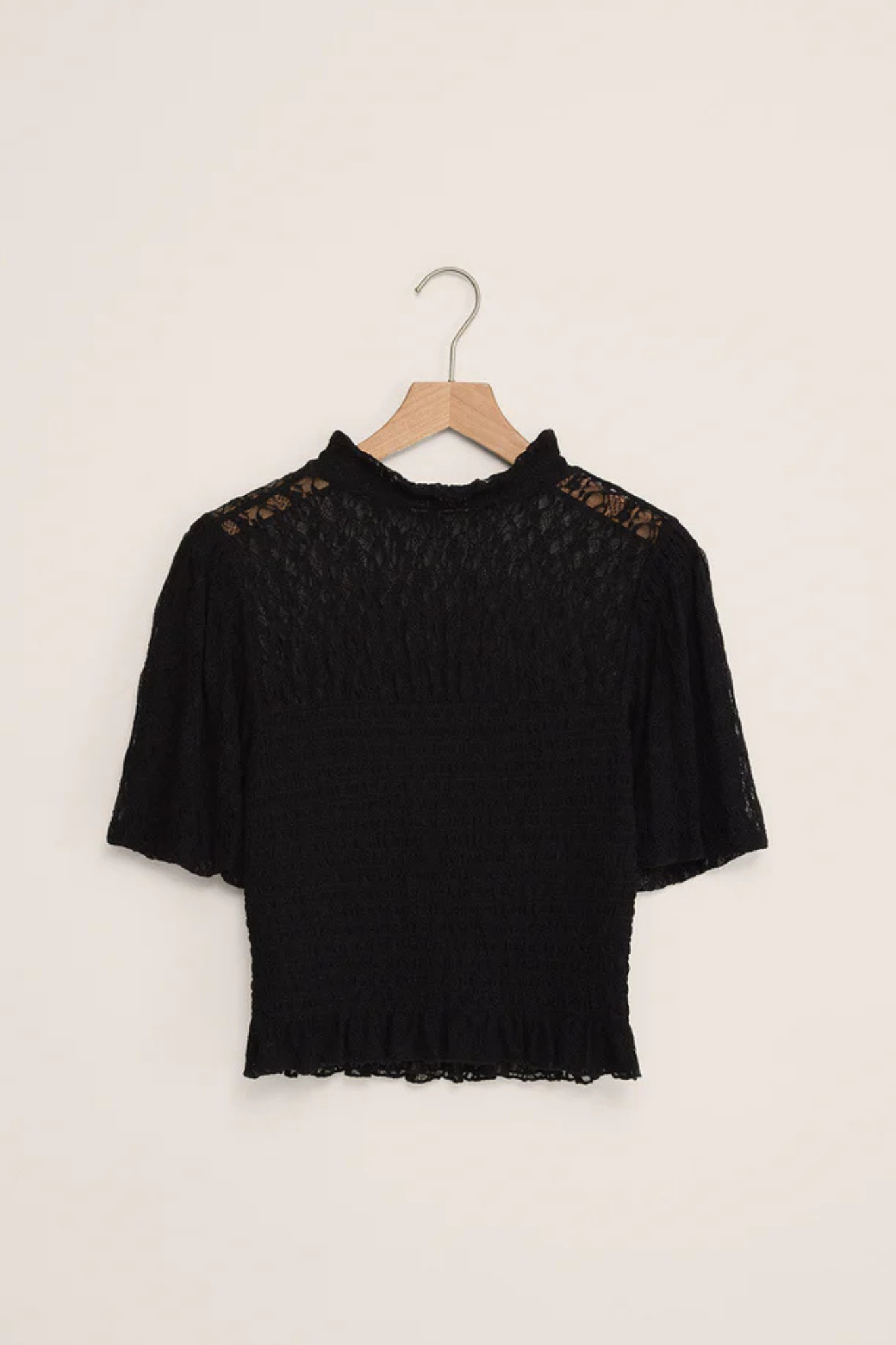 Glimpse Black Lace Top