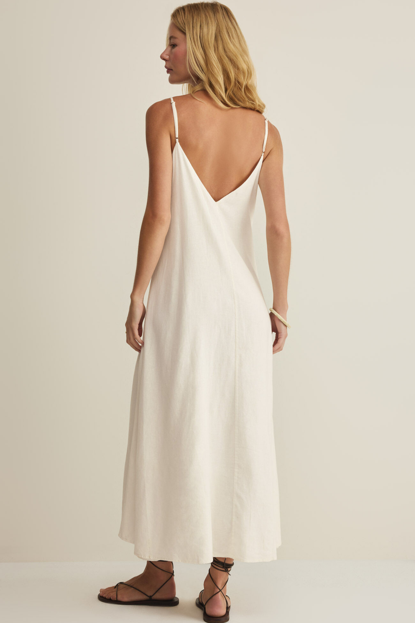 Sandcomber White Midi Dress