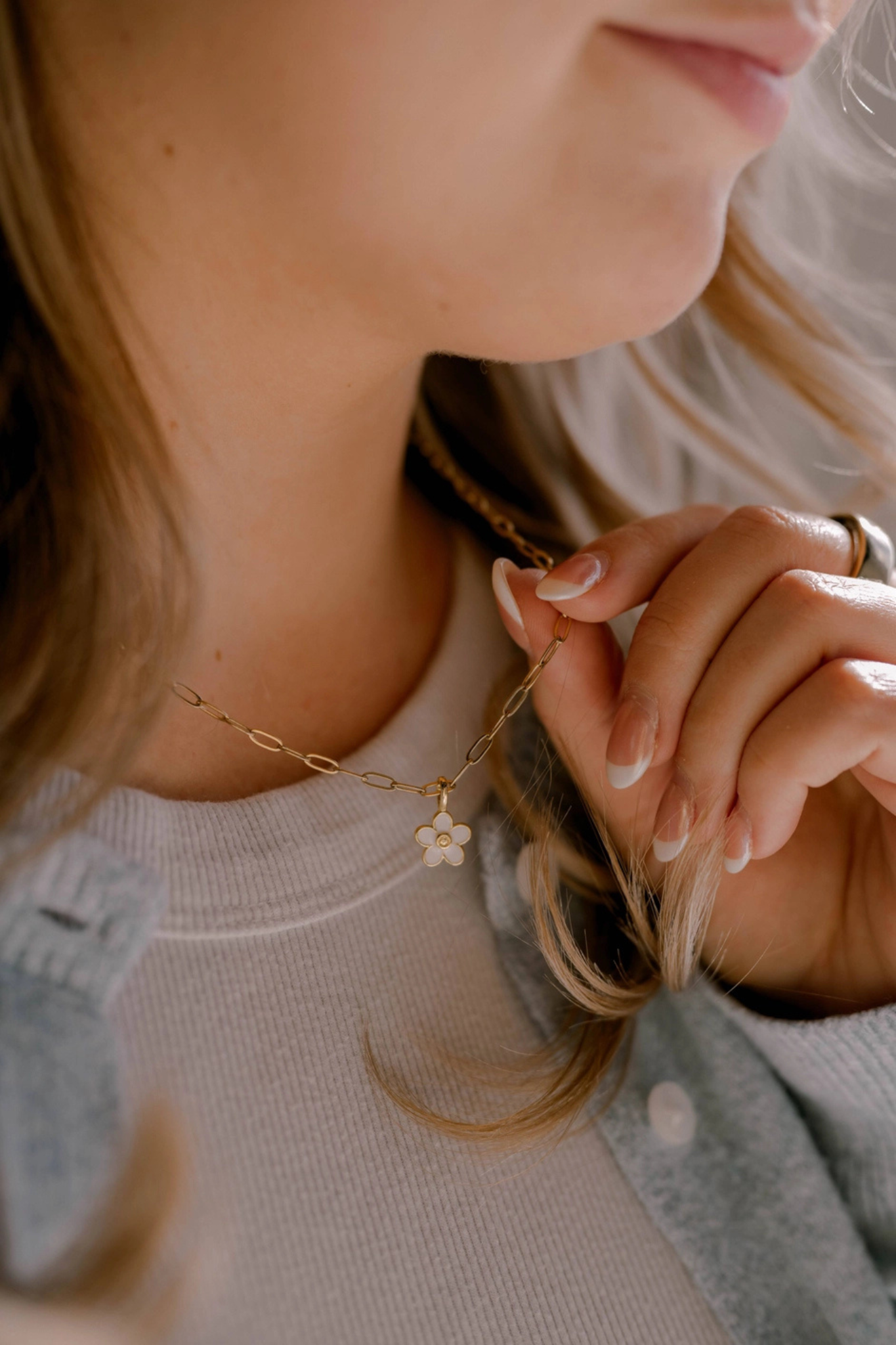 Consider the Wildflowers Charm Necklace