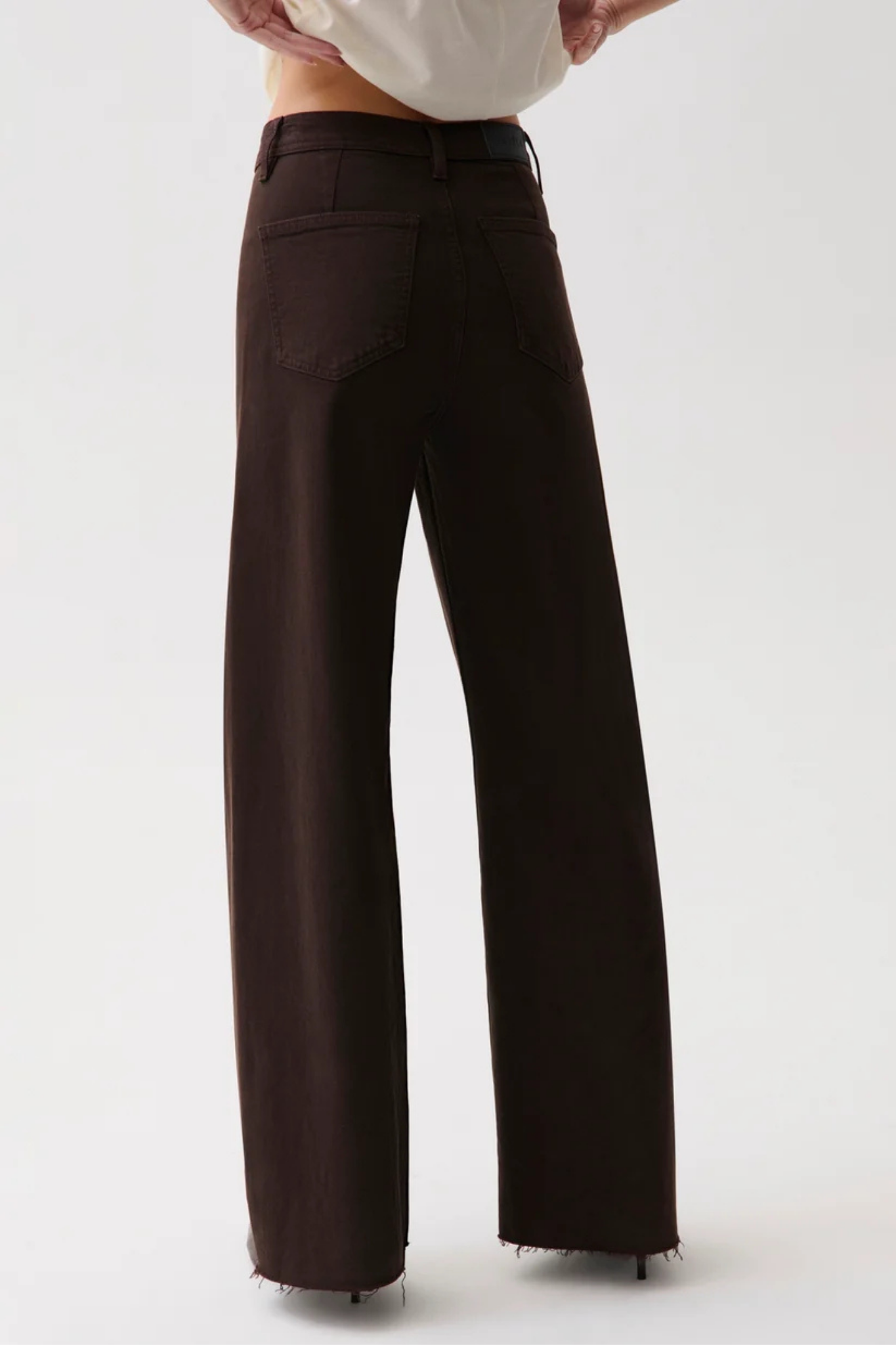 Penny Mocha High Rise Wide Leg