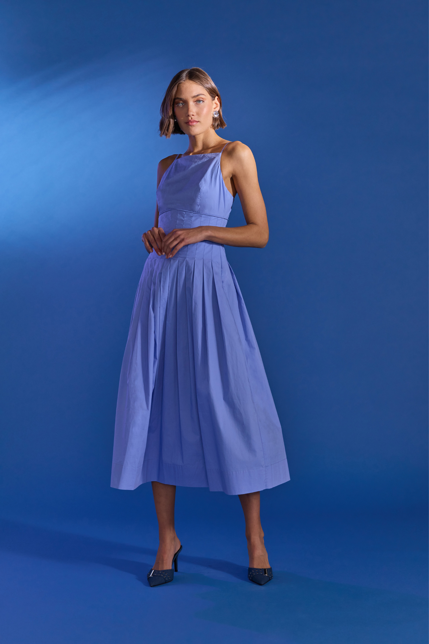 Avalon Jacaranda Blue Midi Dress