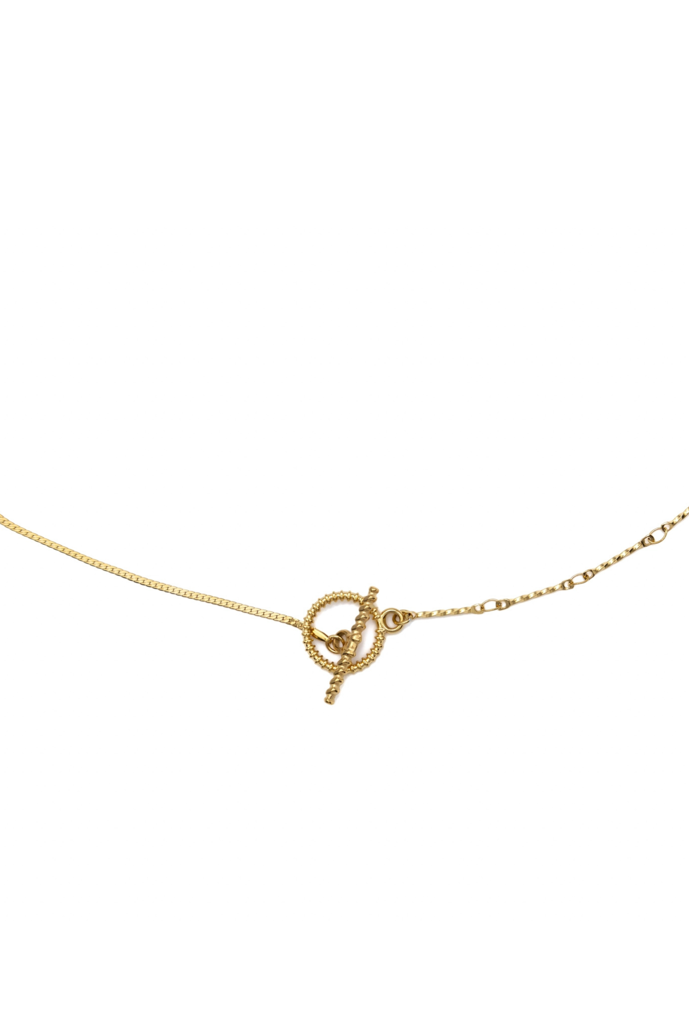 Gold Toggle Chain Necklace