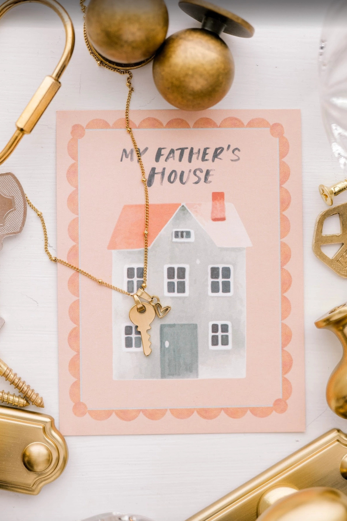 My Father's House Charm Necklace