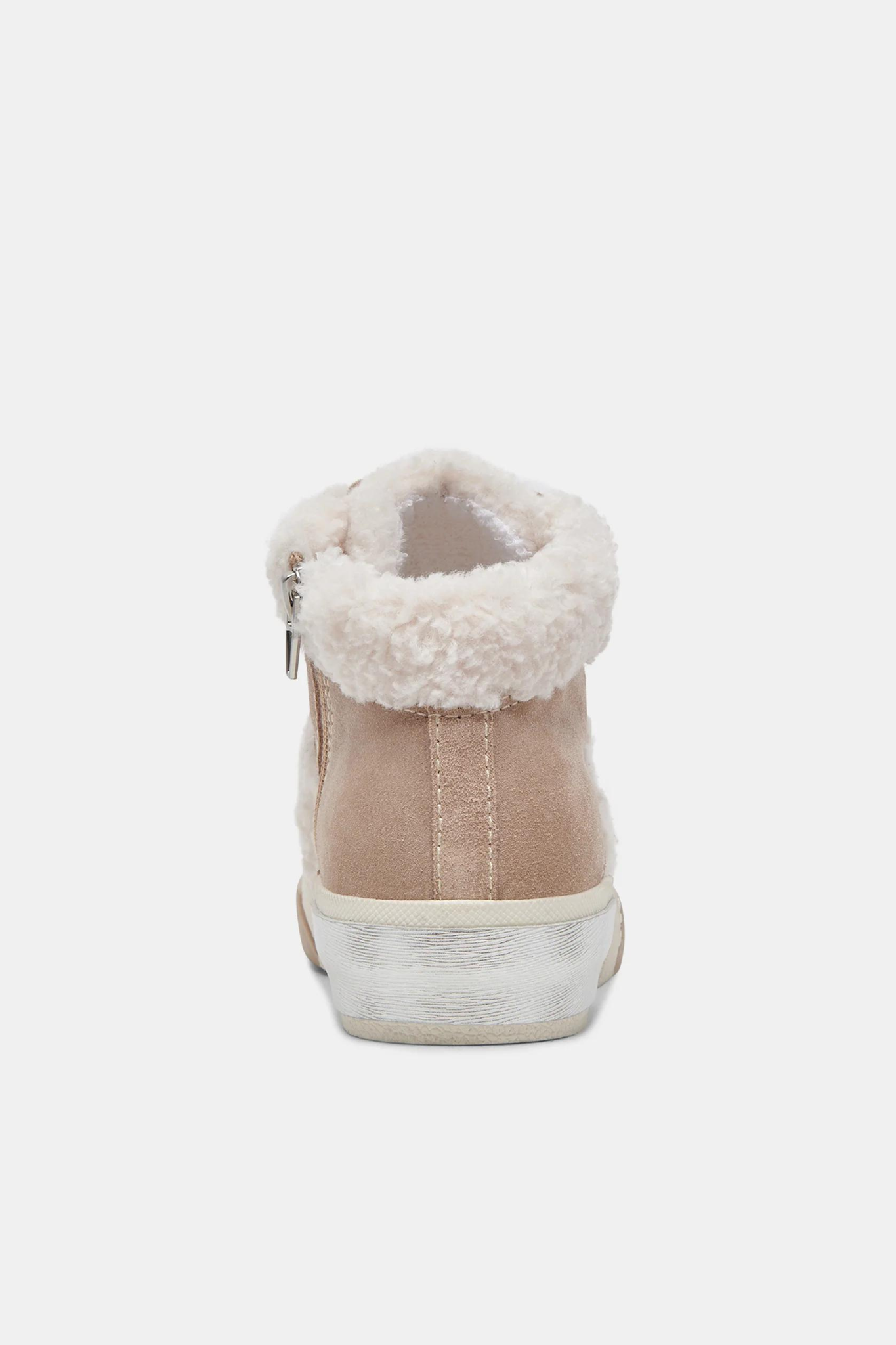 Zilvia Plush Taupe Suede Sneaker