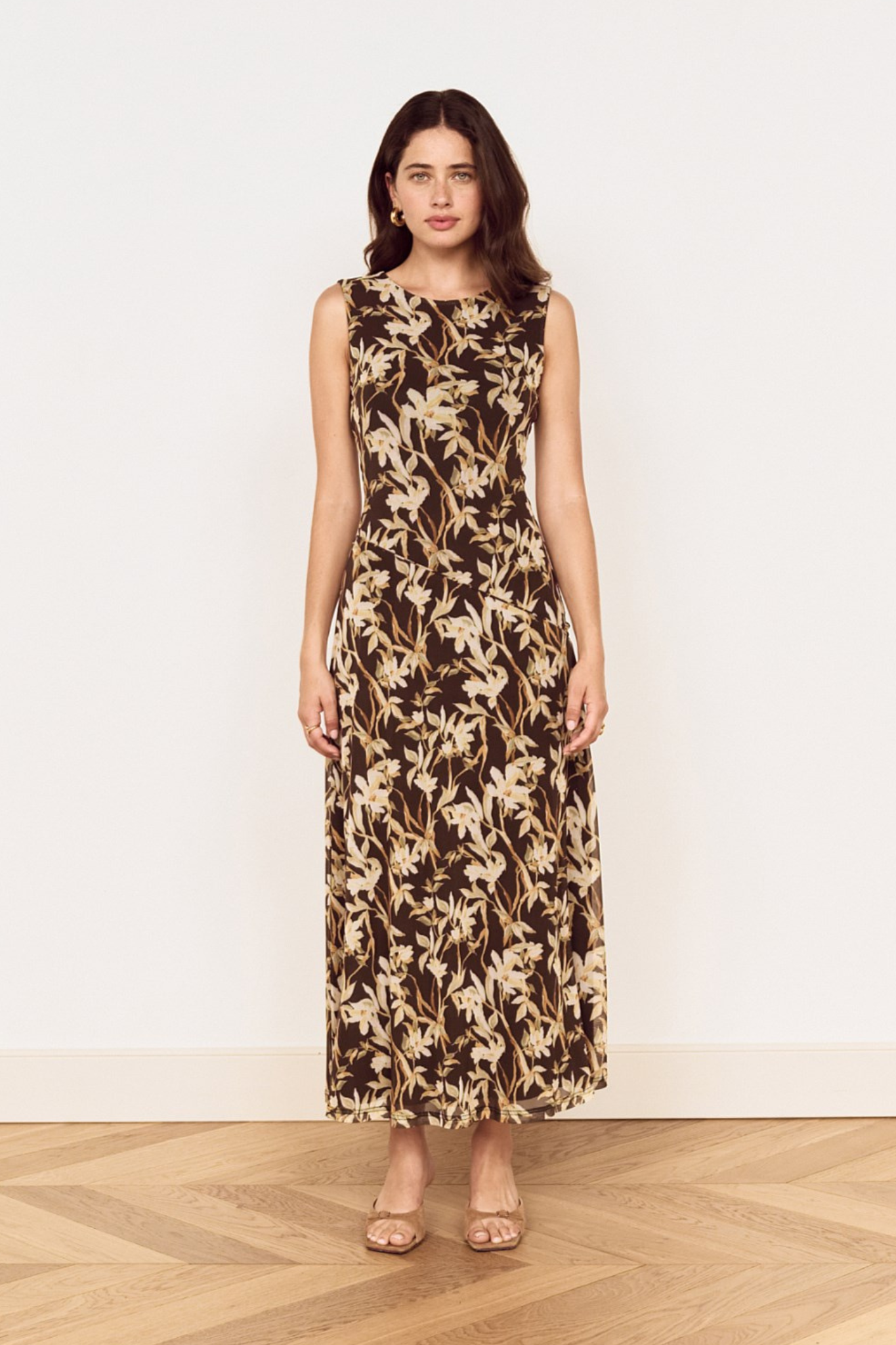 Vega Floral Midi Dress