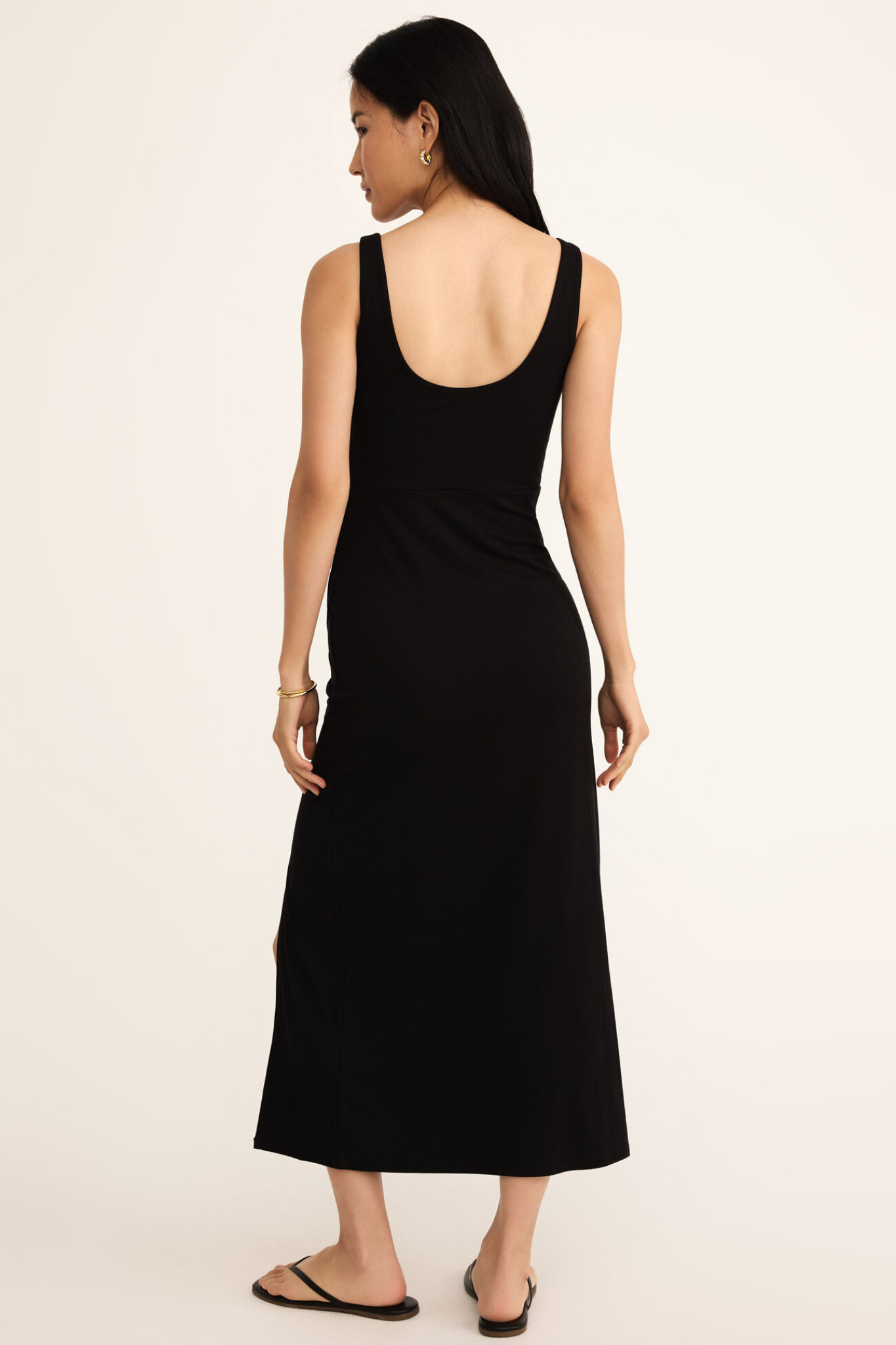 Valencia Black Midi Dress