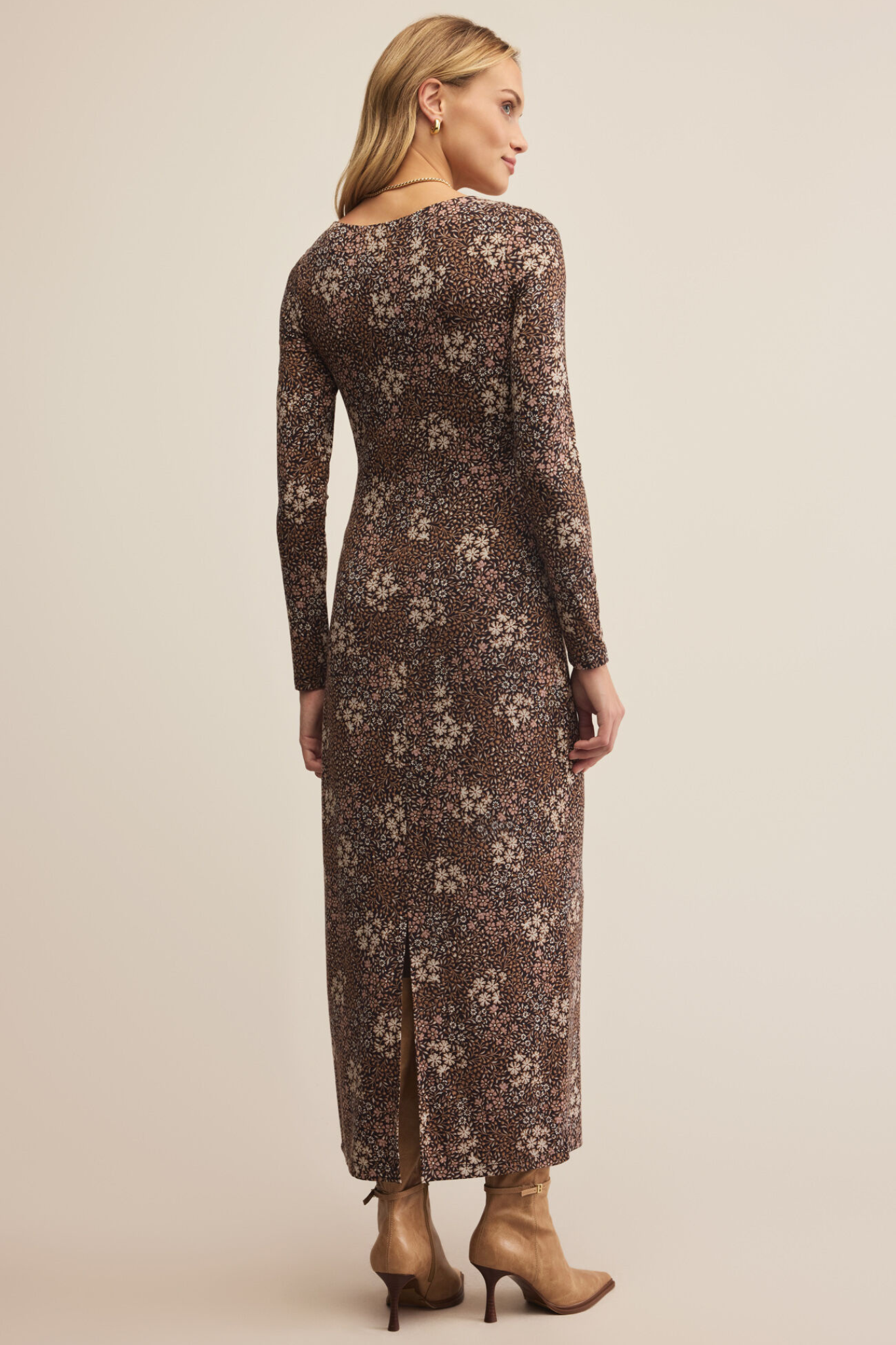 Exhale Sable Floral Dress