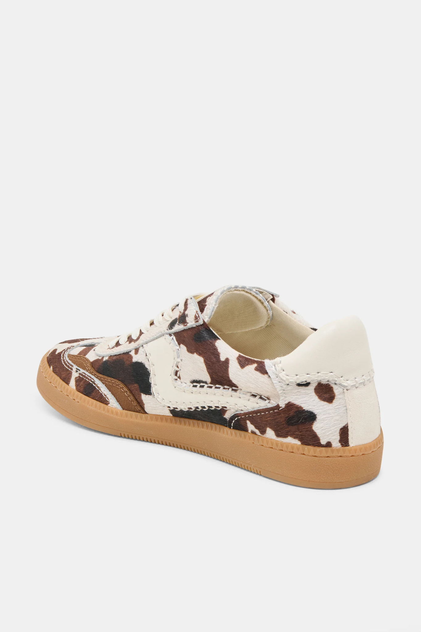 Notice Stitch Calf Hair Sneaker