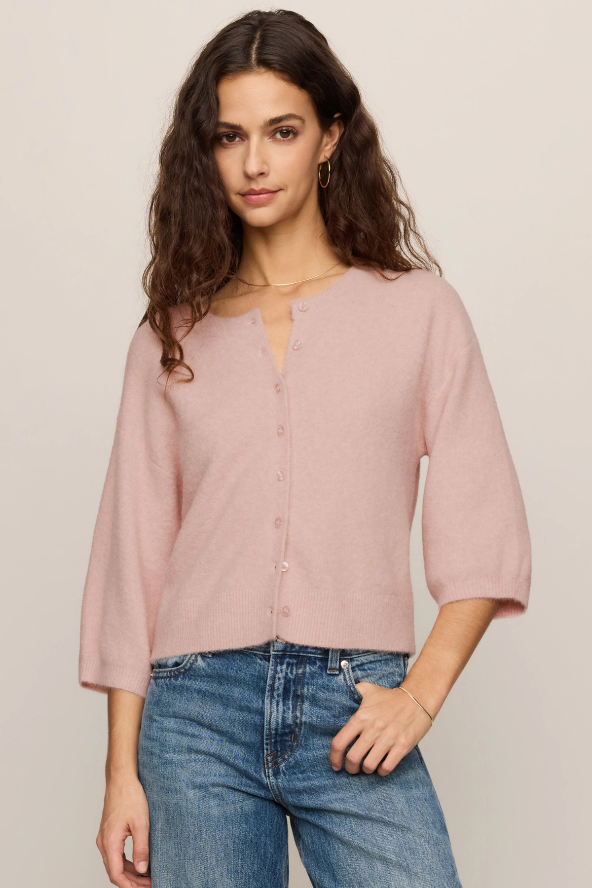 Valor Soft Blush Cardigan