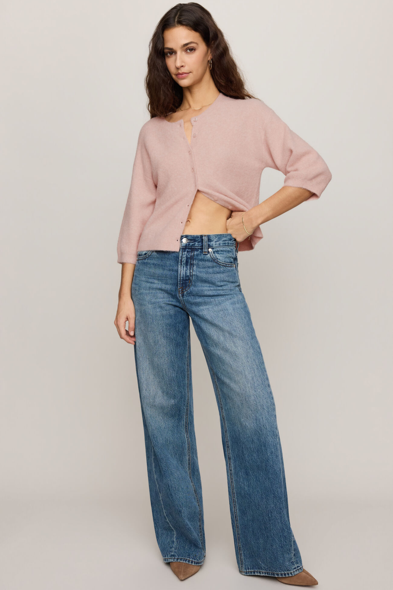 Valor Soft Blush Cardigan