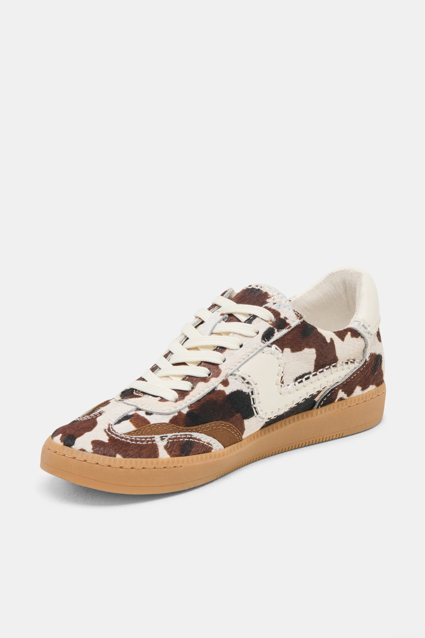 Notice Stitch Calf Hair Sneaker