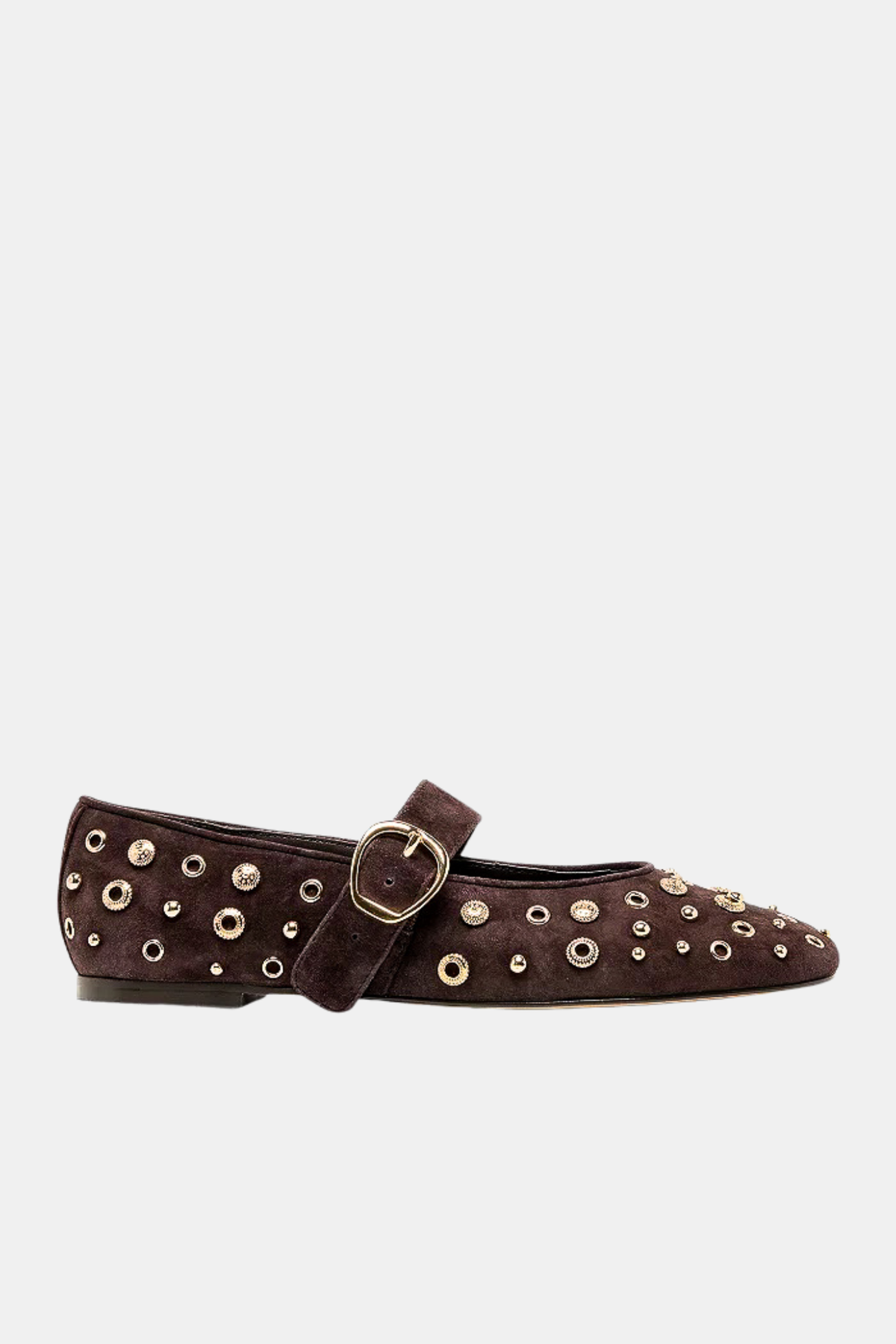 Mella Java Suede Stud Flat