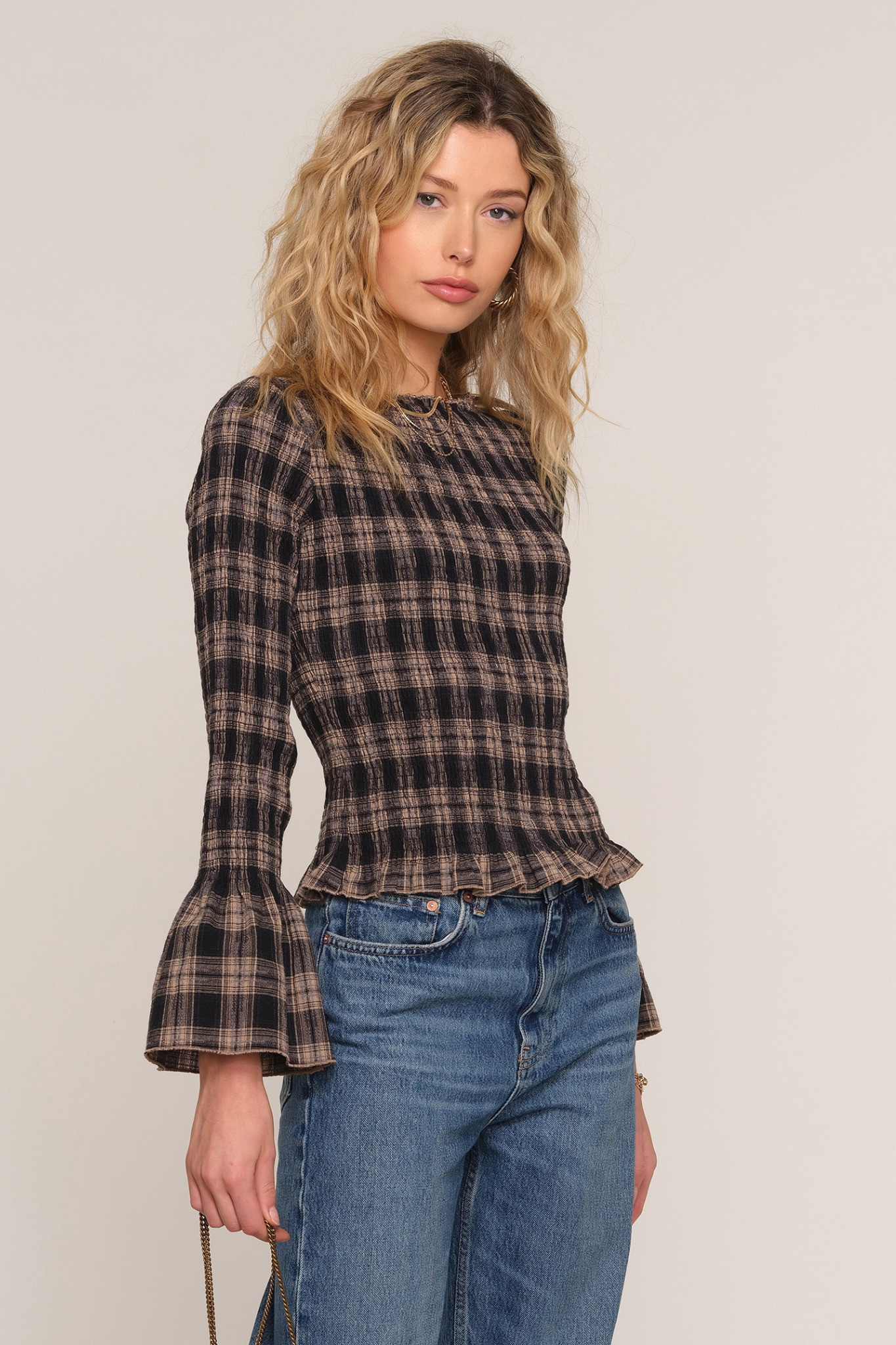 Tracy Check Top