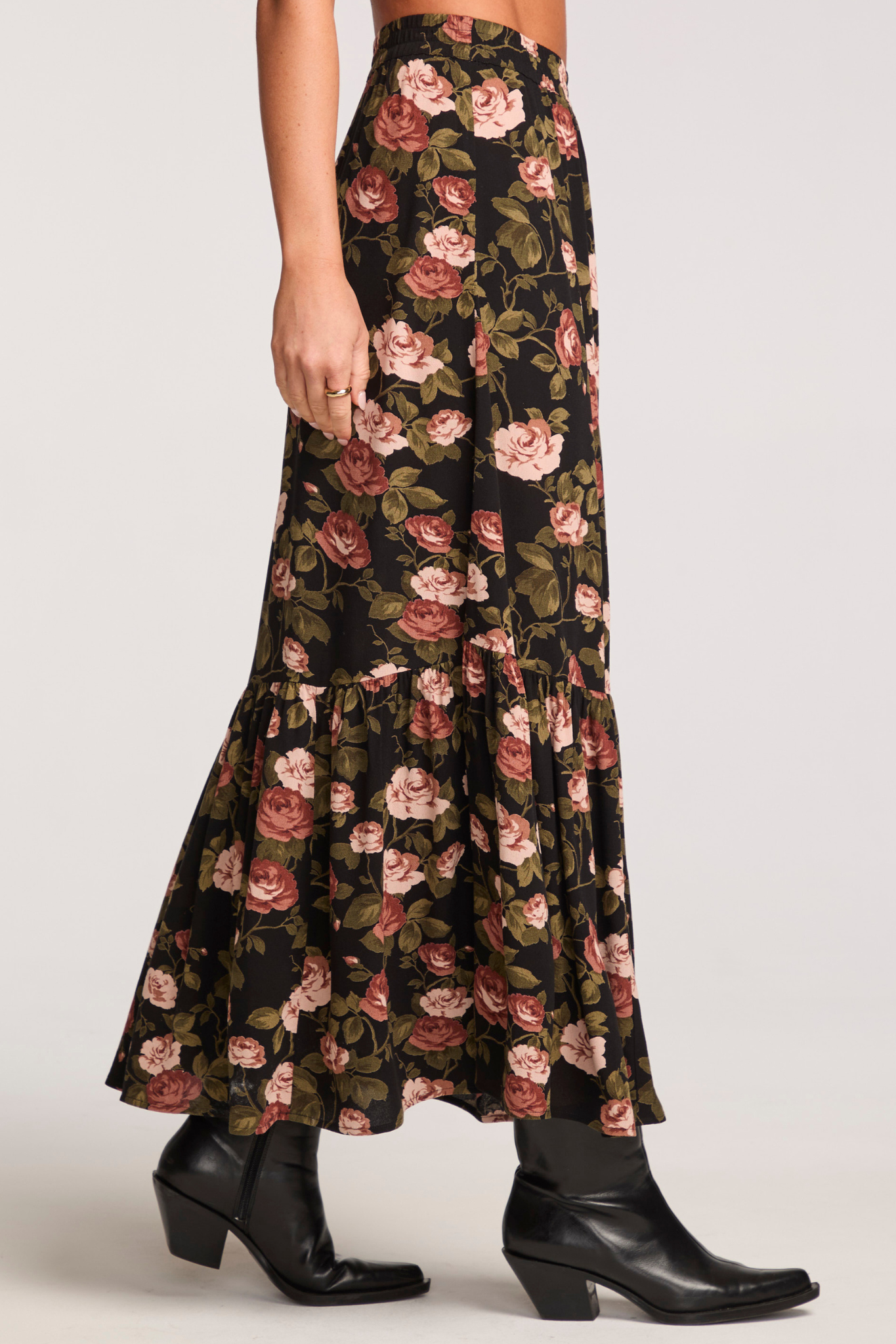 Maud Floral Midi Skirt