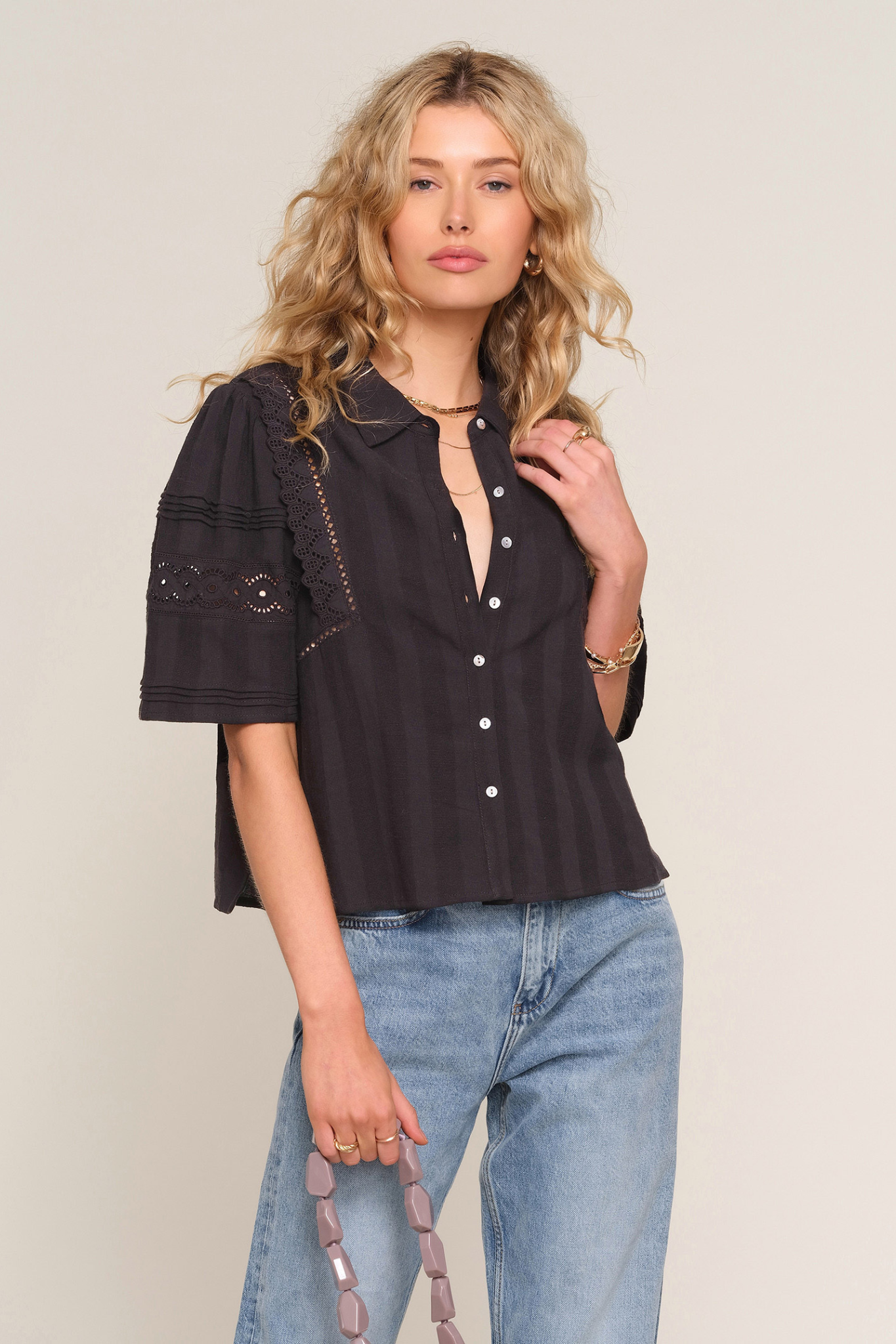 Carmen Black Top