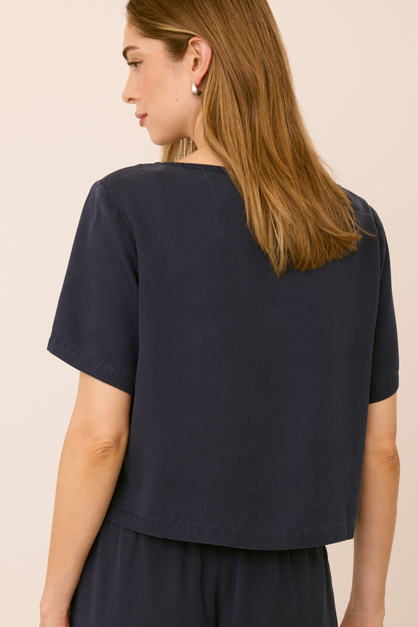 Bryce Washed Navy Top