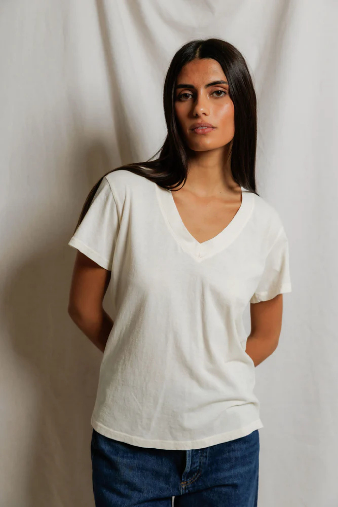 Hendrix Bright Ivory Tee