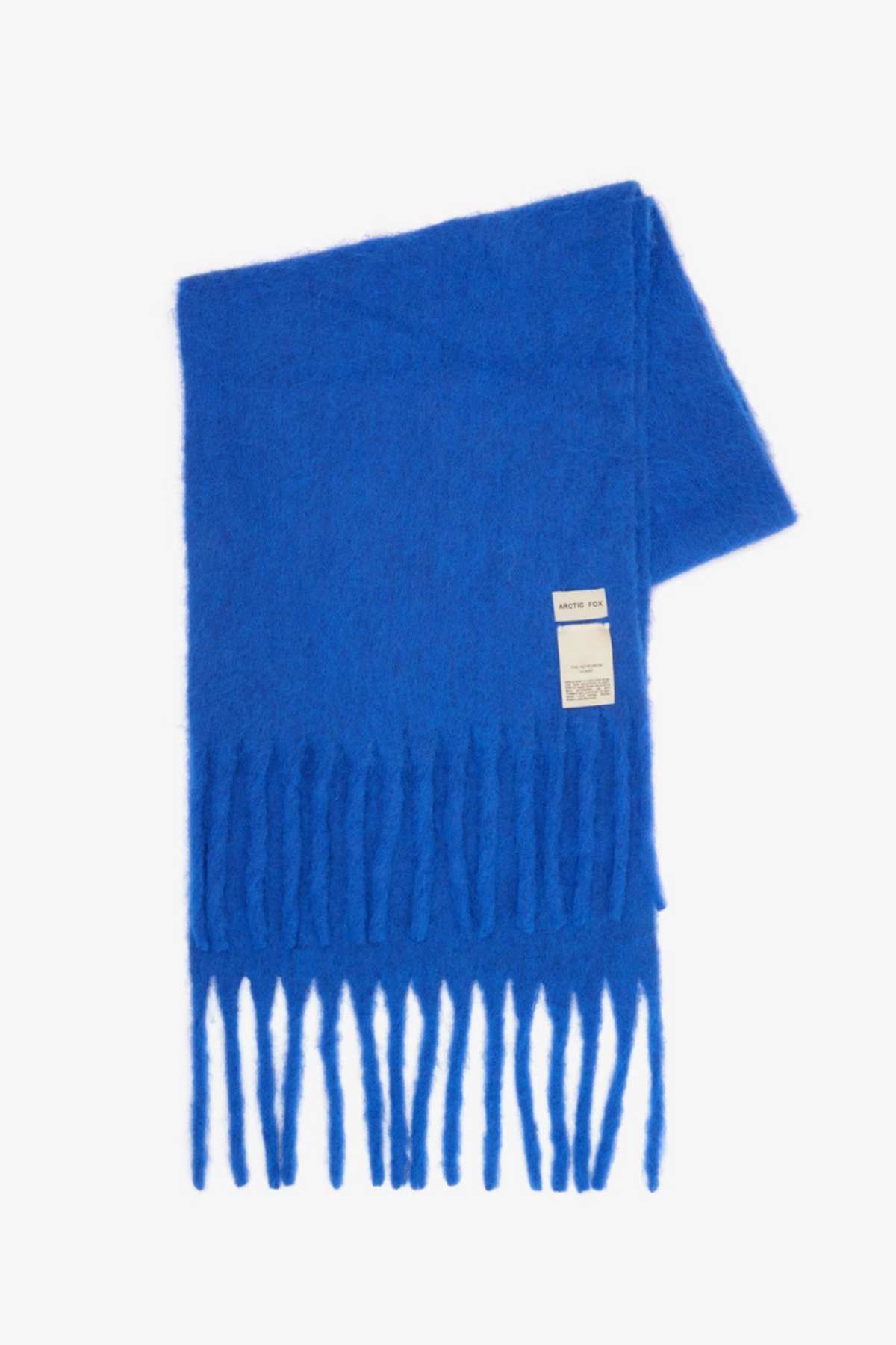 Electric Blue Wool Scarf
