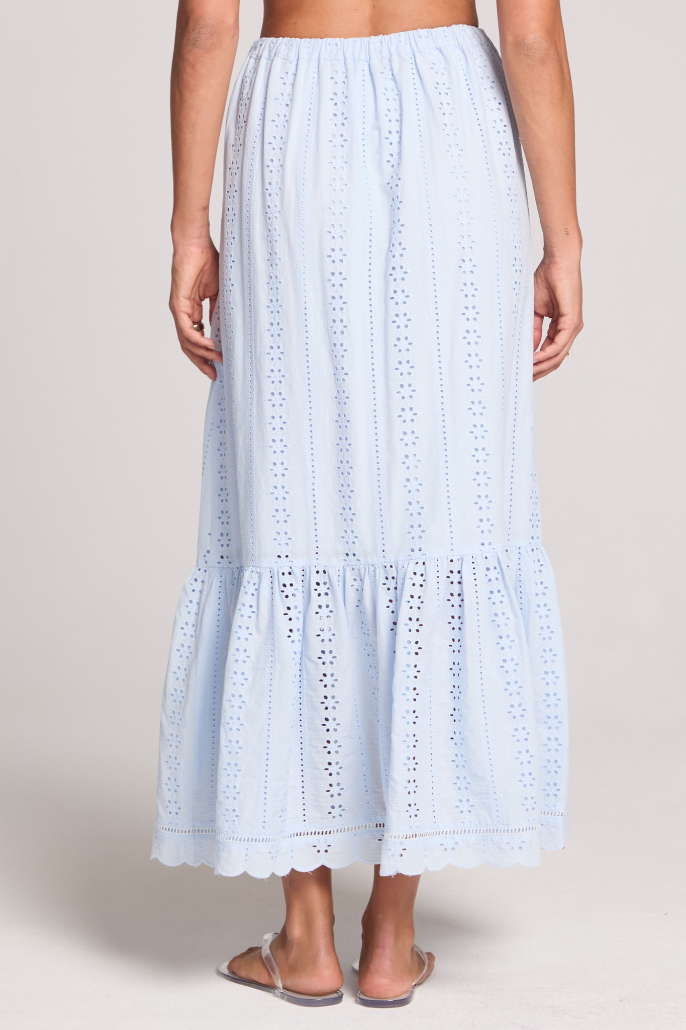 Tatumn Sky Blue Maxi Skirt