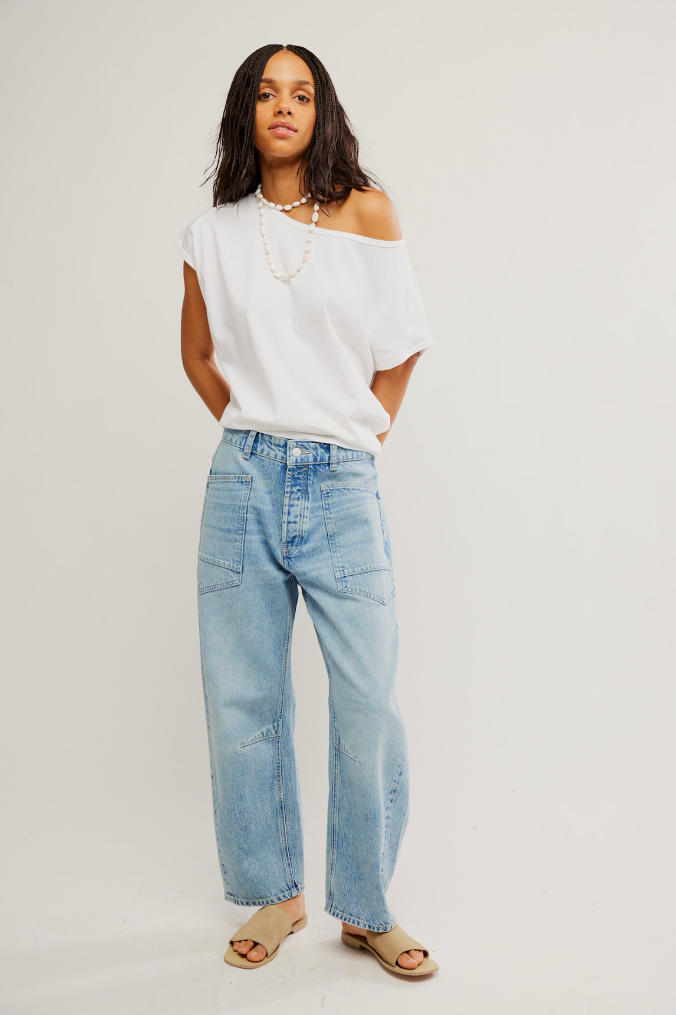 Peggy Clean Ivory Tee