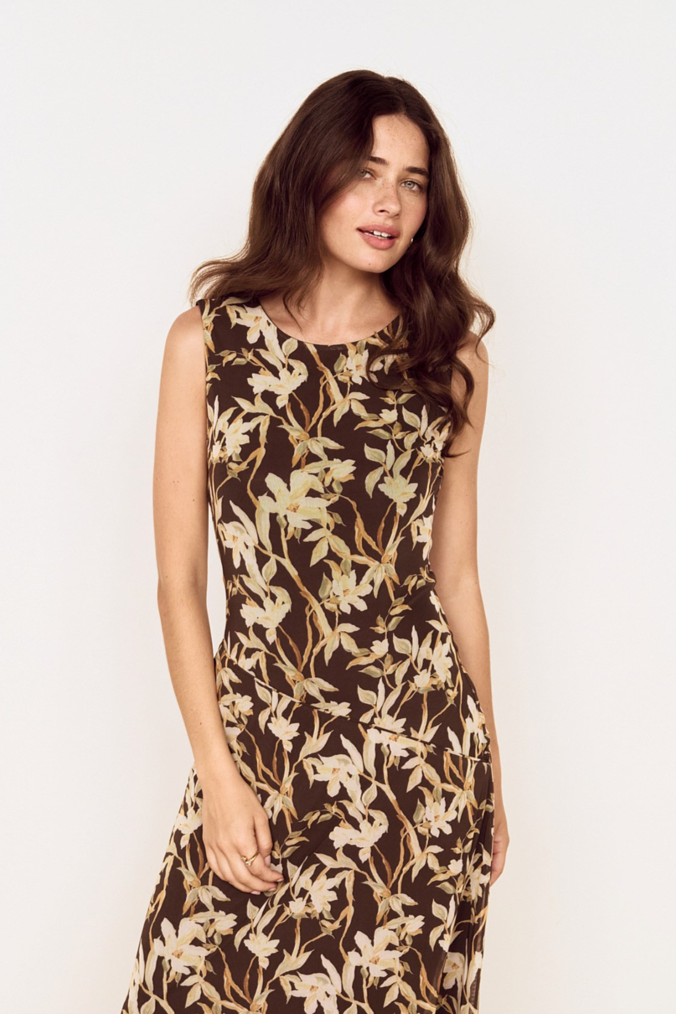 Vega Floral Midi Dress