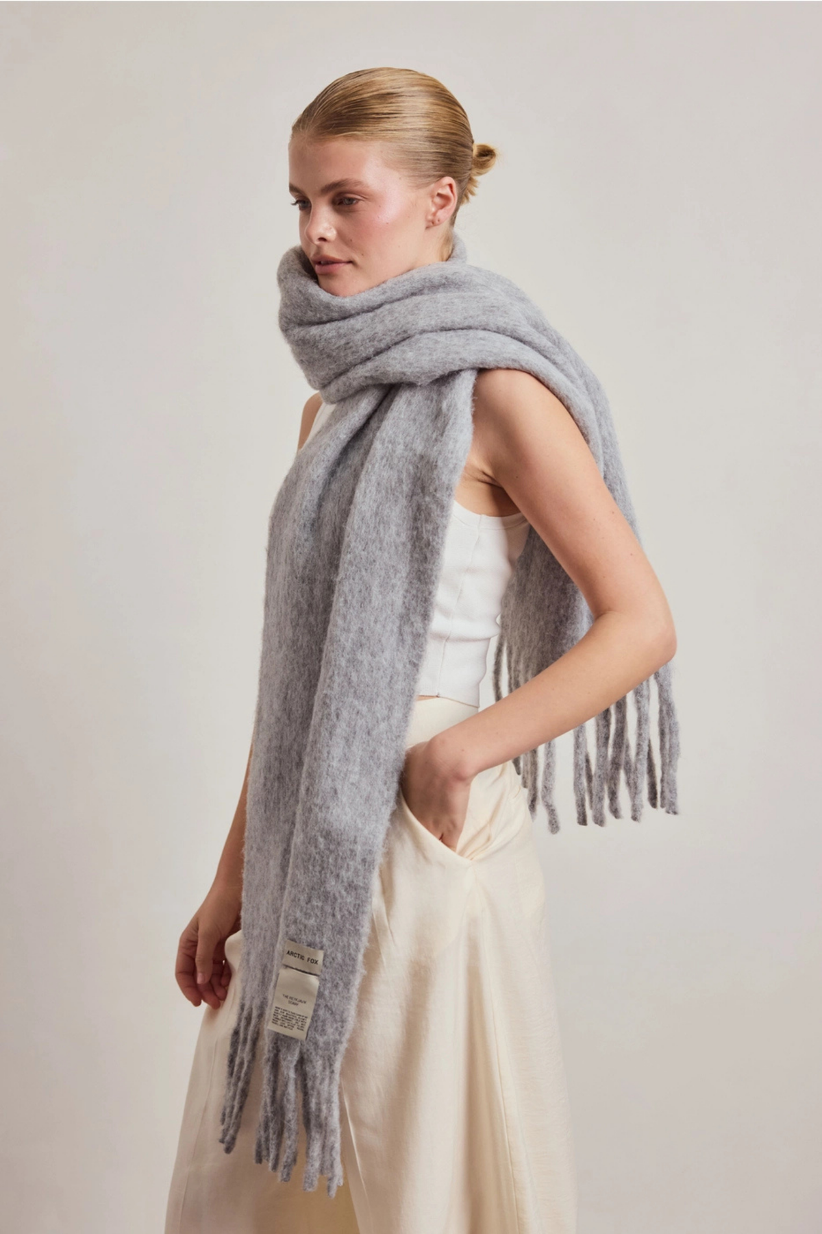Heather Grey Scarf