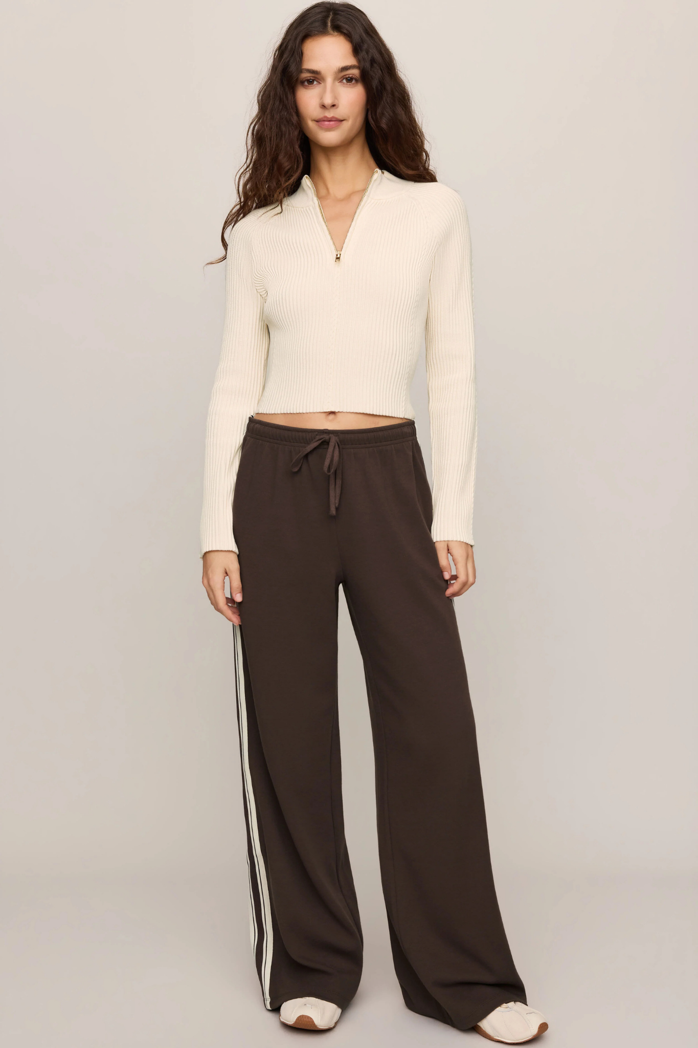 Summit Sandstone Half Zip Sweater