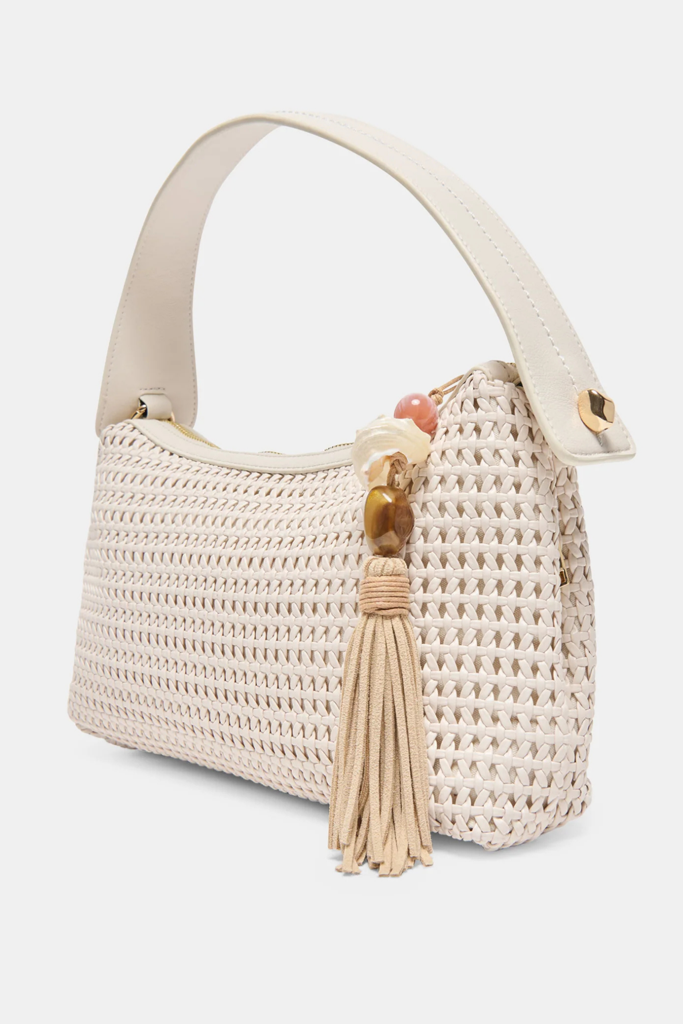Zaria White Handbag