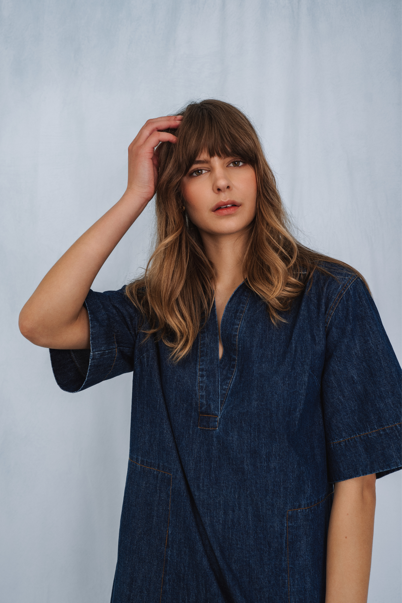 Evelina Denim Dress