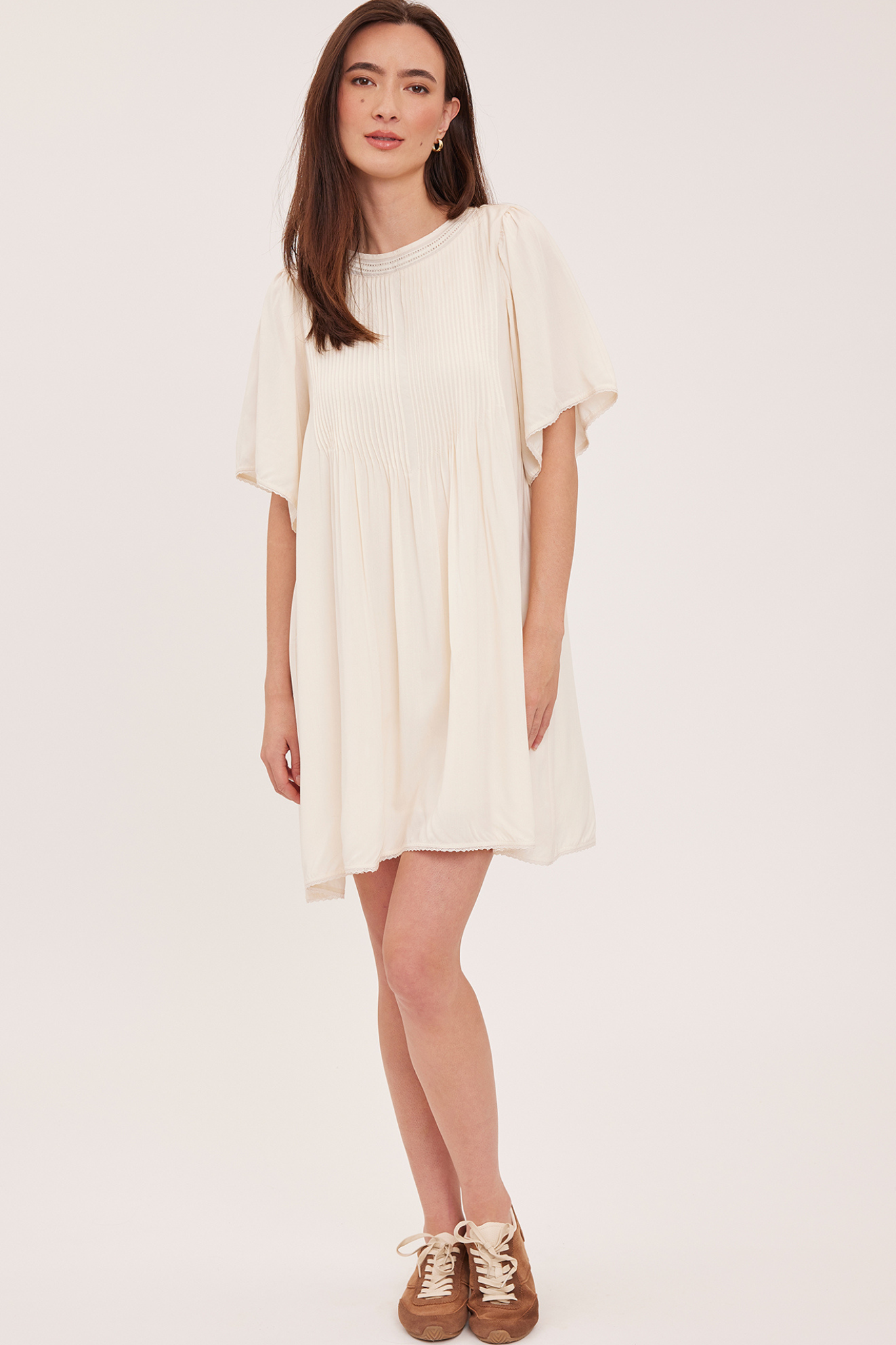Heidi Cream Mini Dress