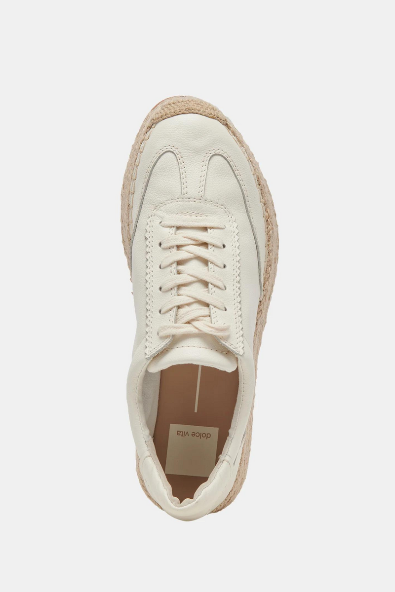 Jaja White Leather Sneaker