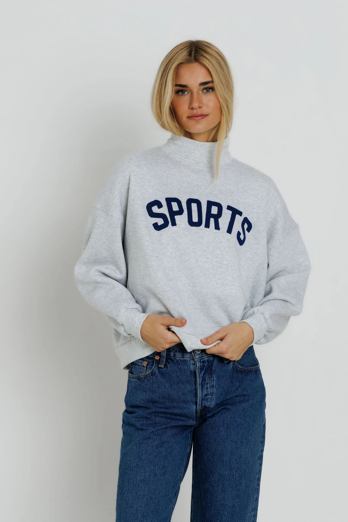 Sports Mockneck Pullover