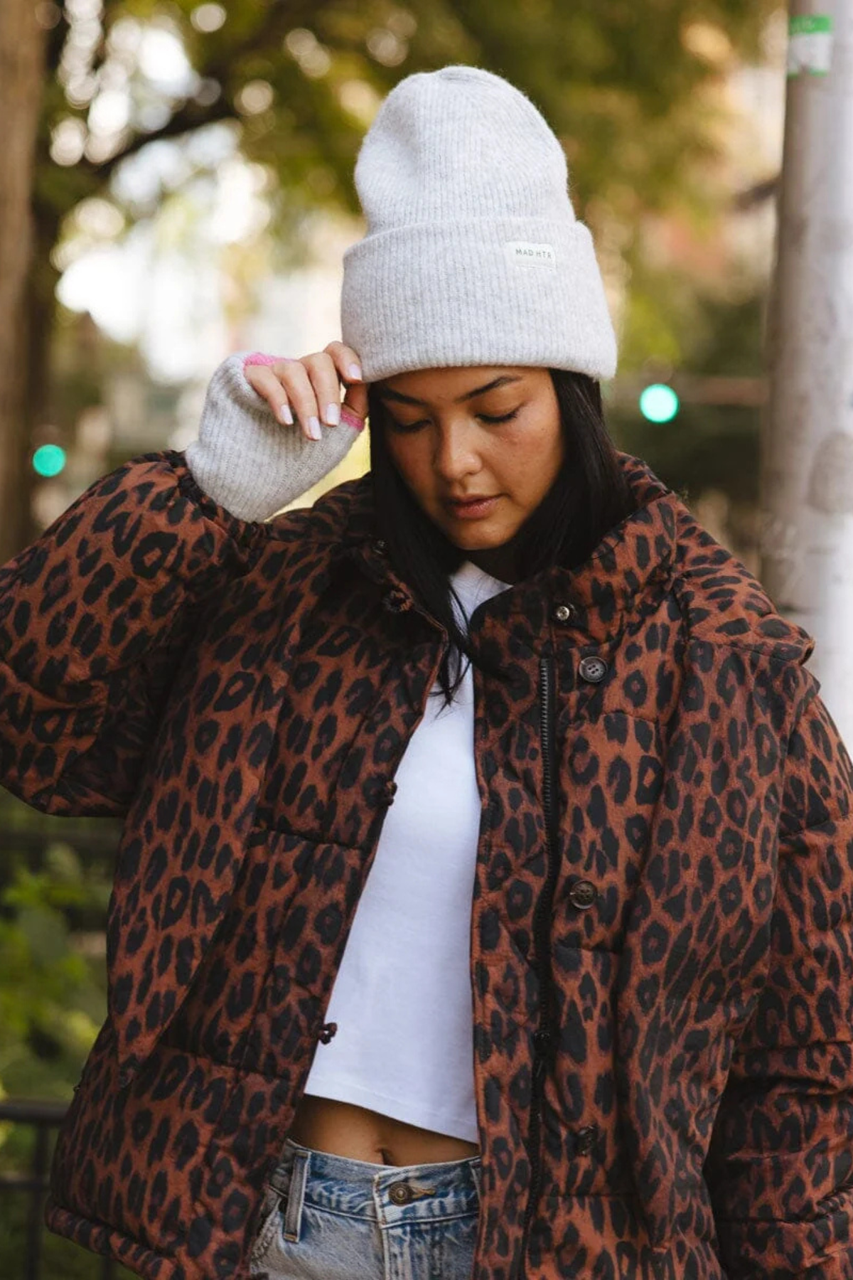 Heather Grey Knit Beanie