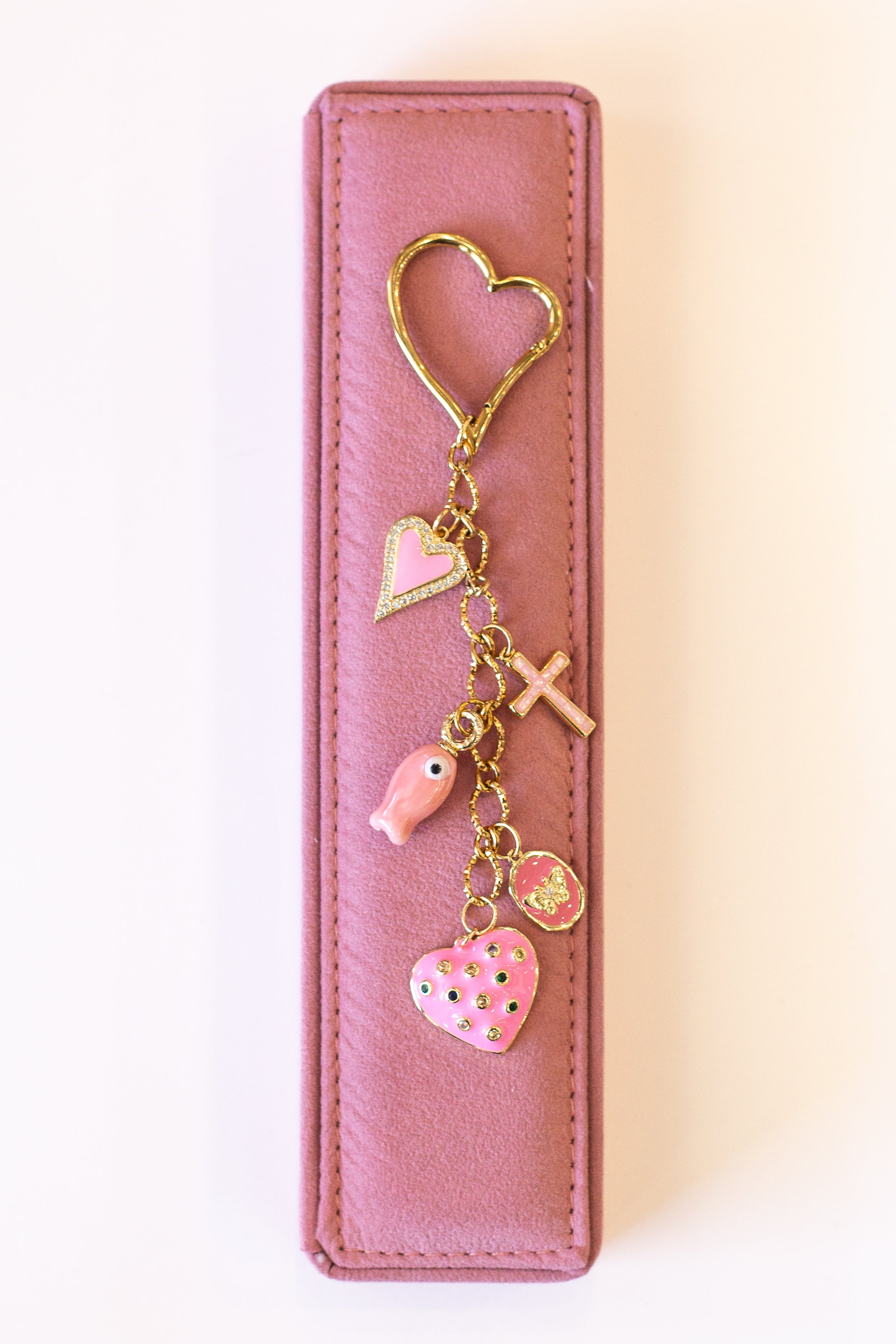Pink Charmie Keychain
