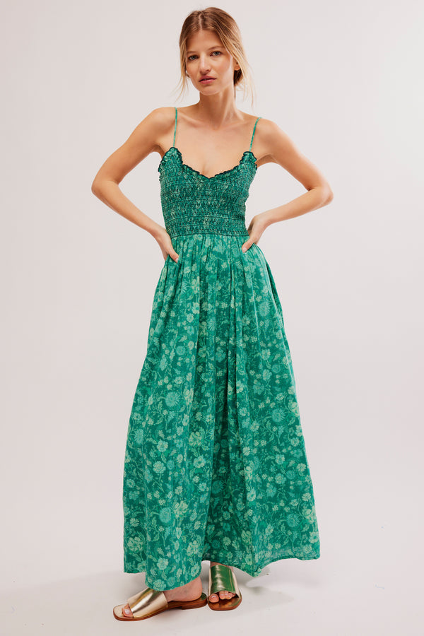Sweet Nothings Forest Midi Dress