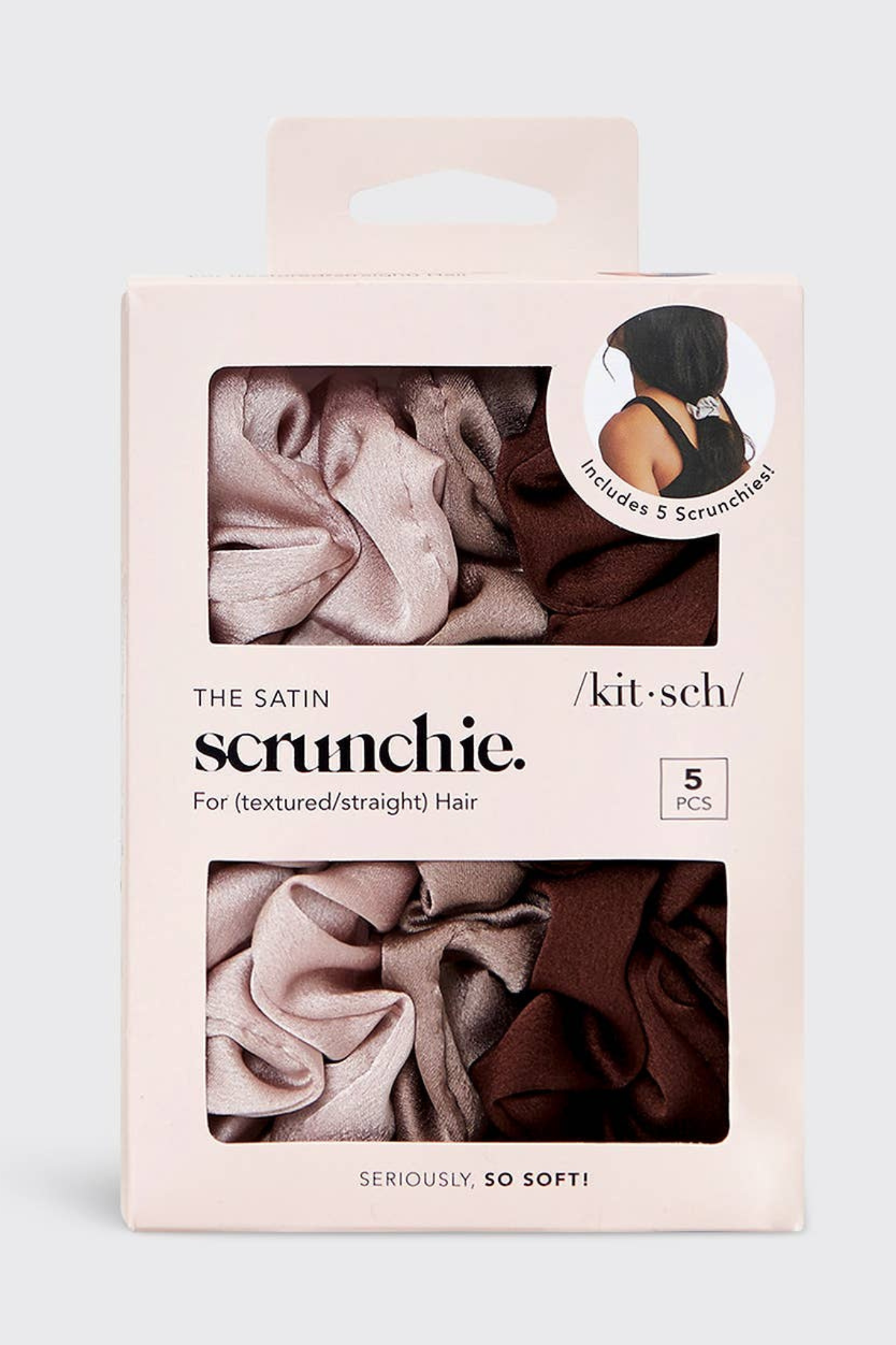 Cameo Satin Sleep Scrunchies
