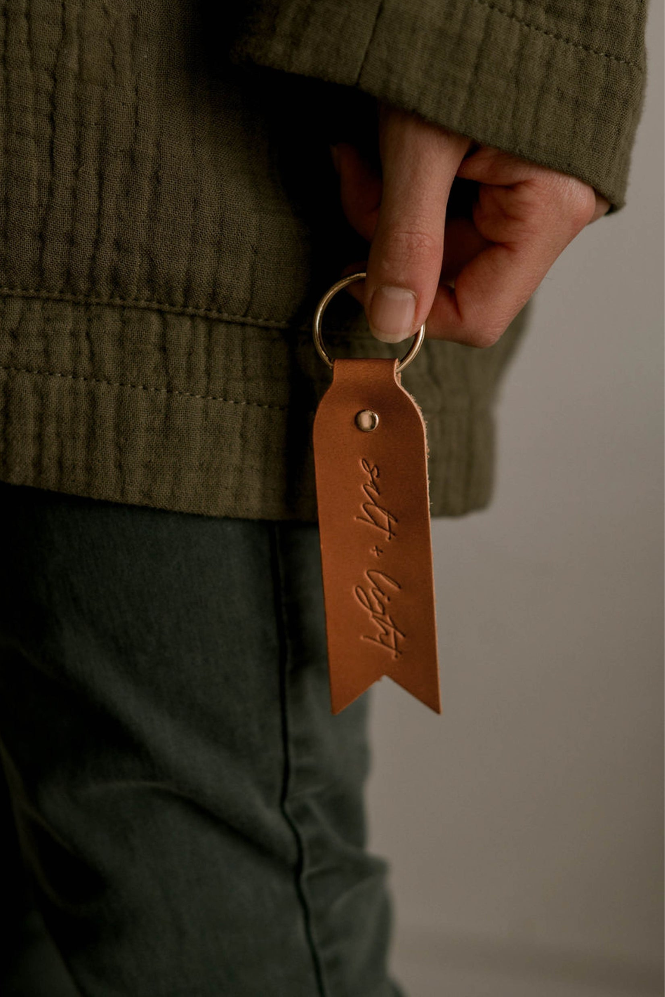 Salt + Light Keychain