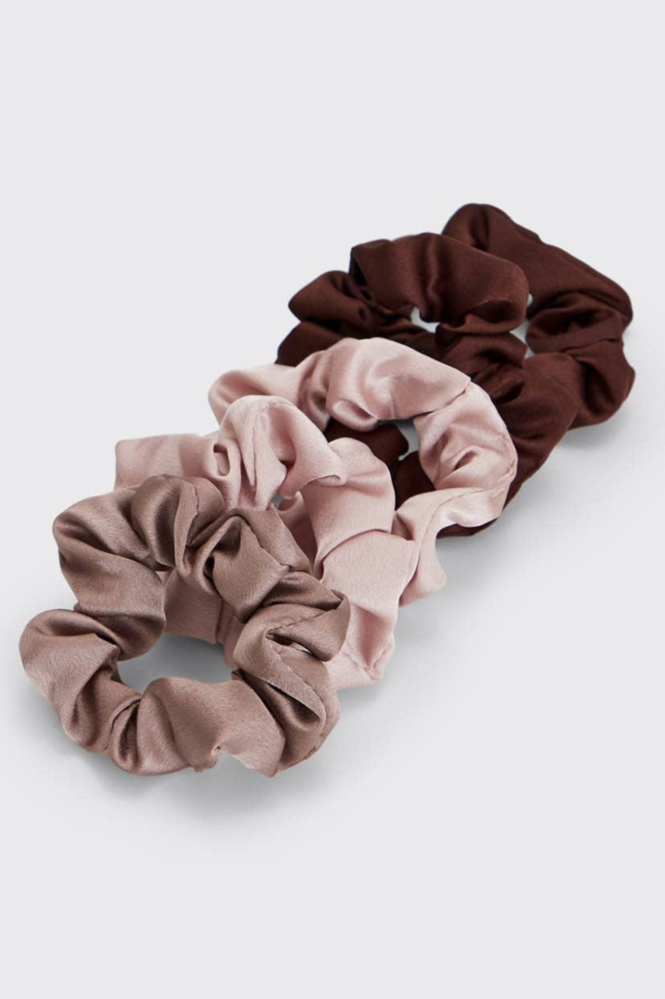 Cameo Satin Sleep Scrunchies