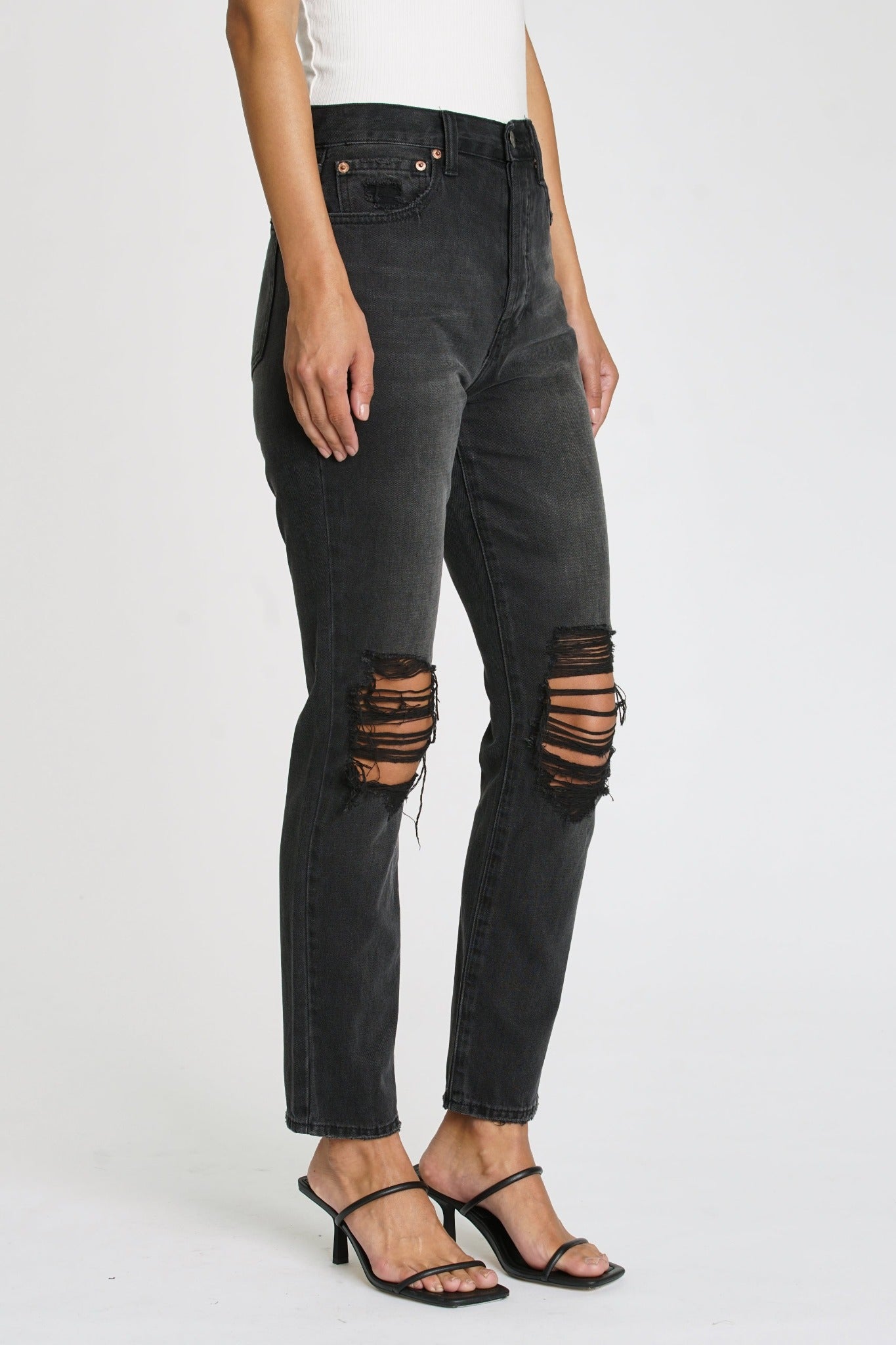 Keaton Taurus High Rise Slim Straight