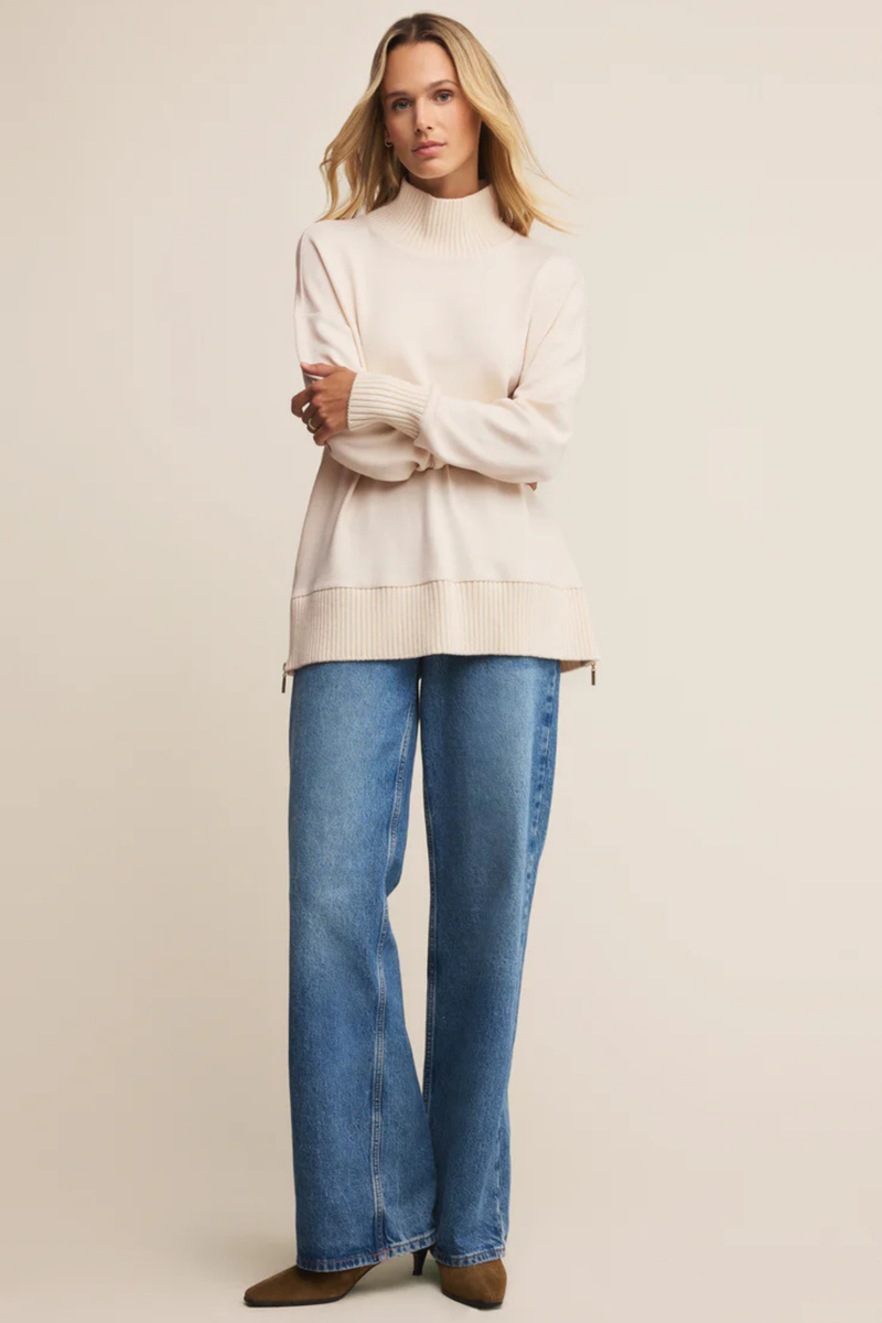 Sable Warm White Luxe Top
