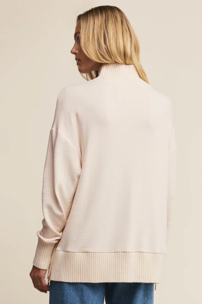 Sable Warm White Luxe Top