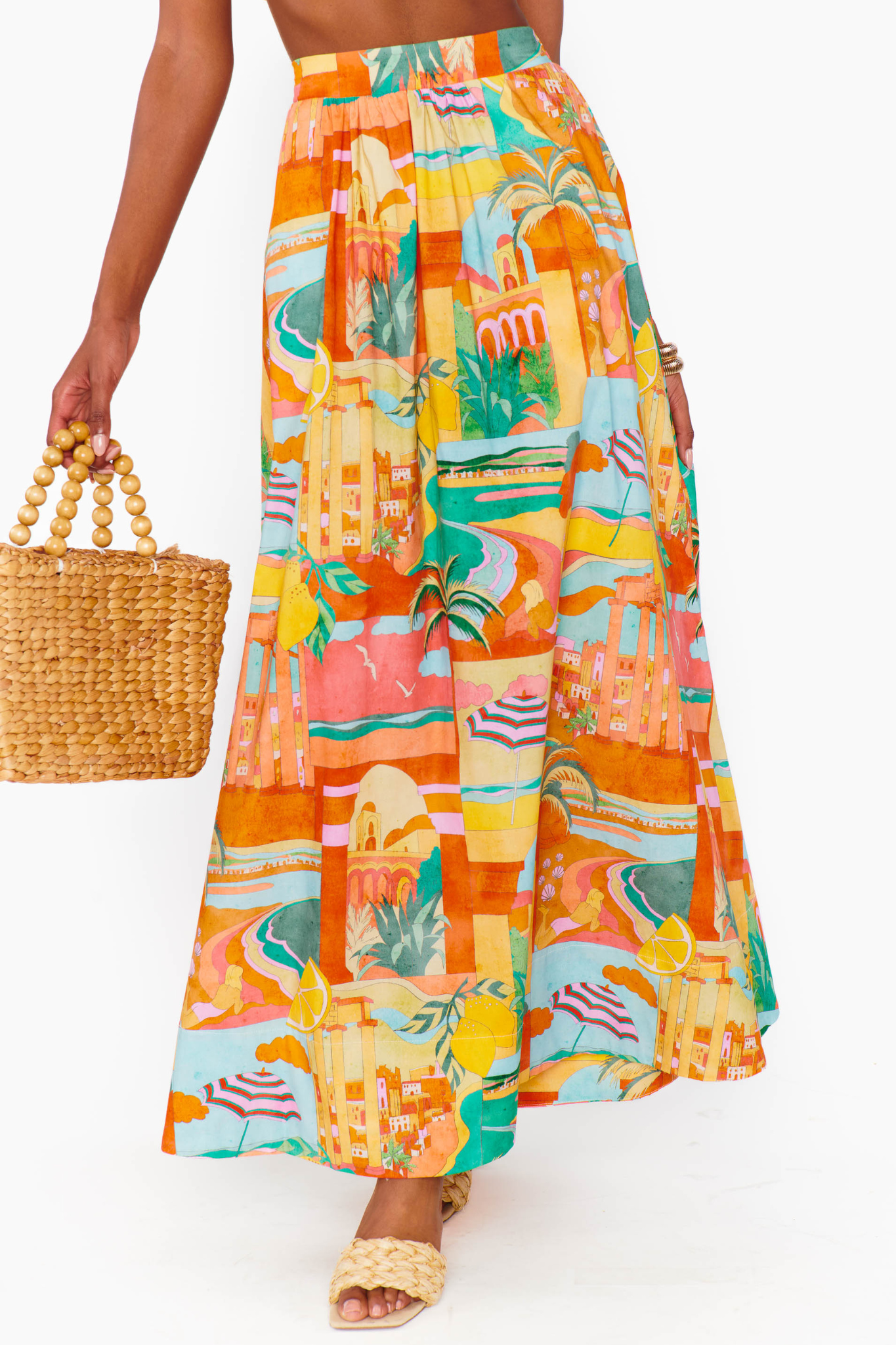 Pisa Postcards From Italia Skirt