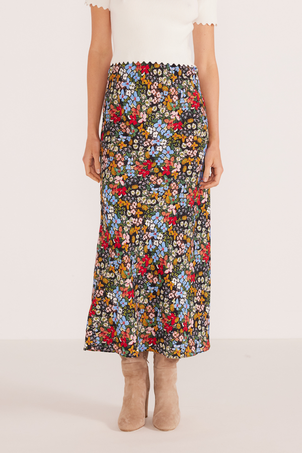 Josie Ditsy Floral Midi Skirt