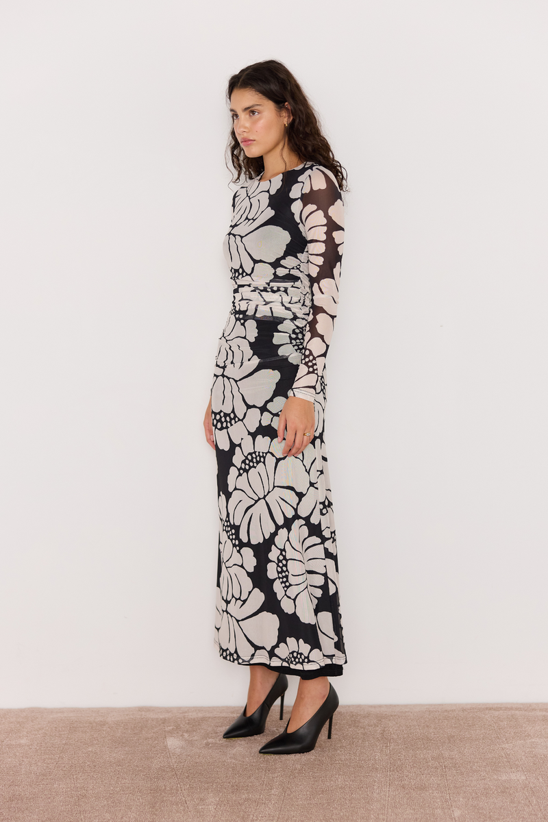 Eden Mesh Maxi Dress