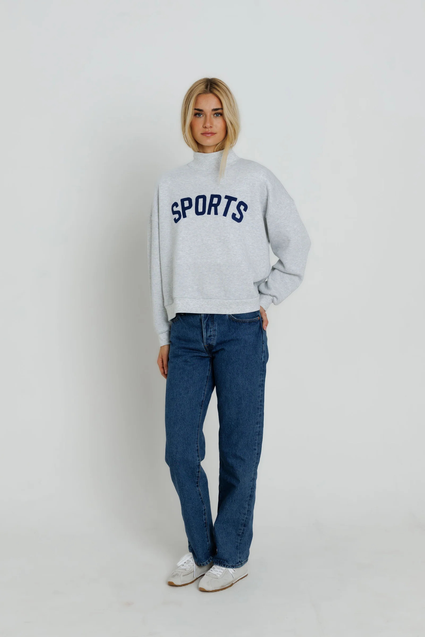 Sports Mockneck Pullover