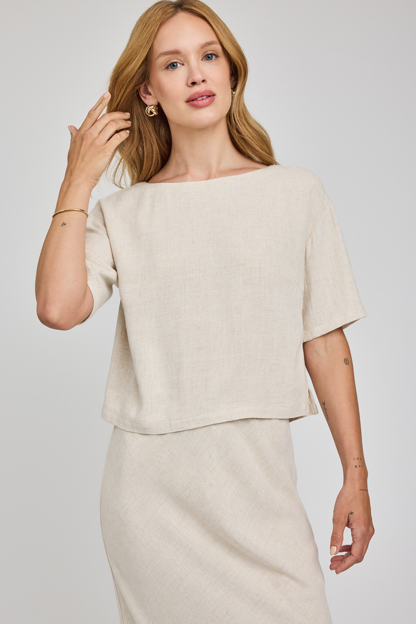 Gemini Linen Top