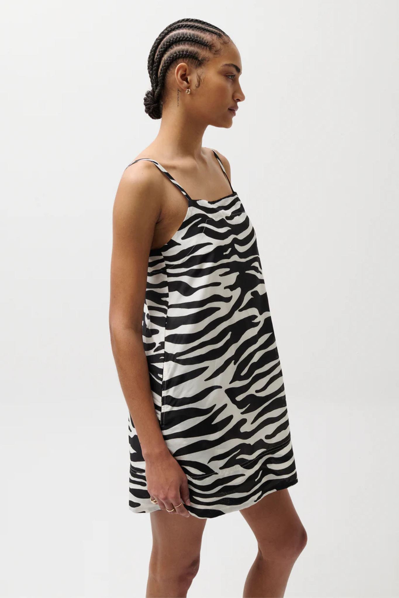 Misa Zebra Mini Dress