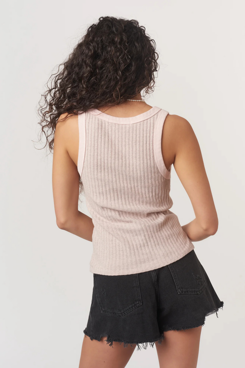 Cooper Cameo Rose Rib Tank