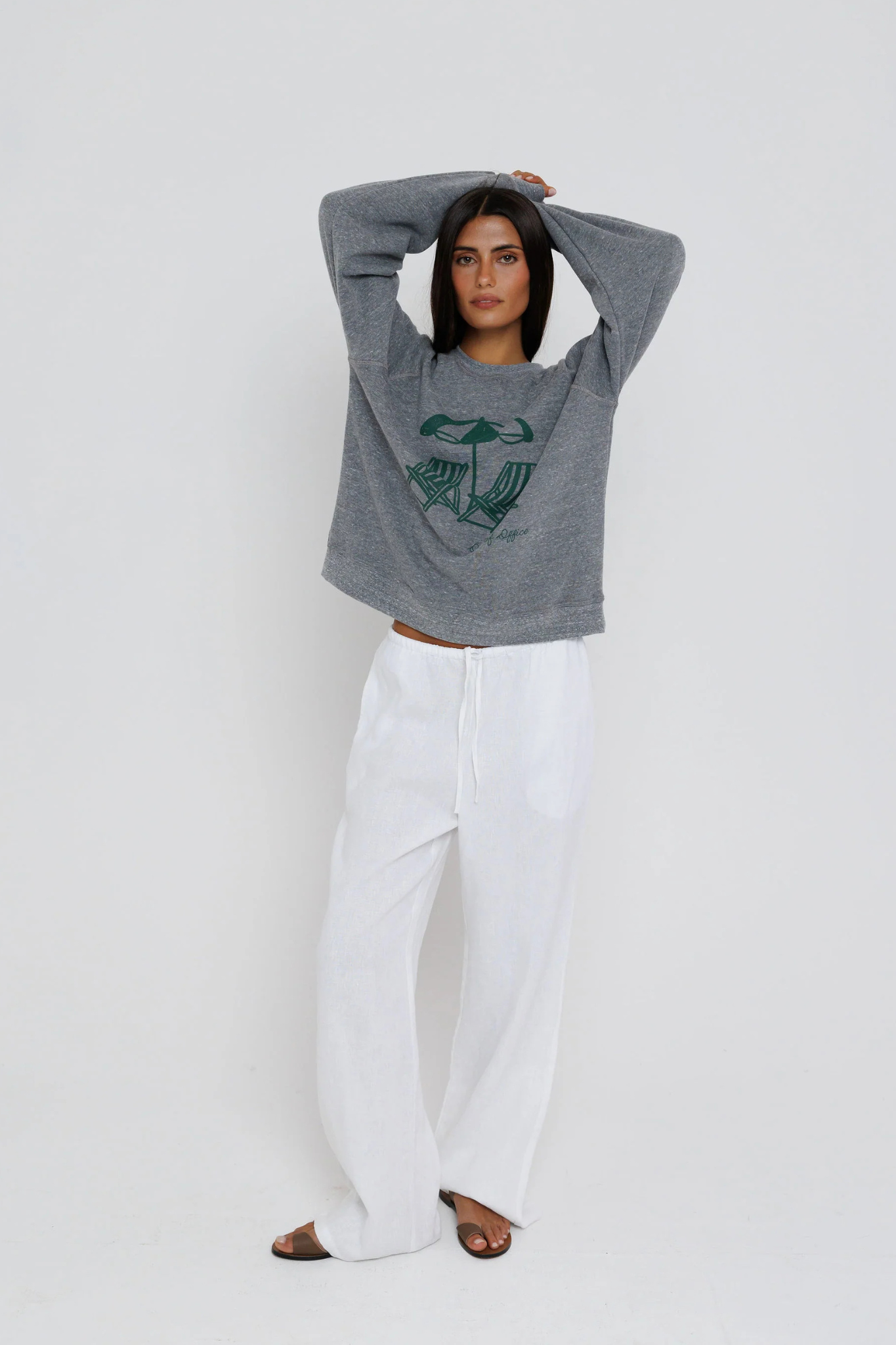 Out of Office Raglan Crew