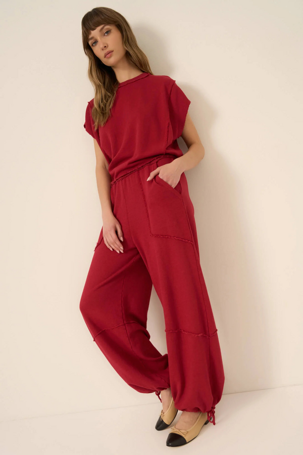 Mystic Red Currant Terry Top